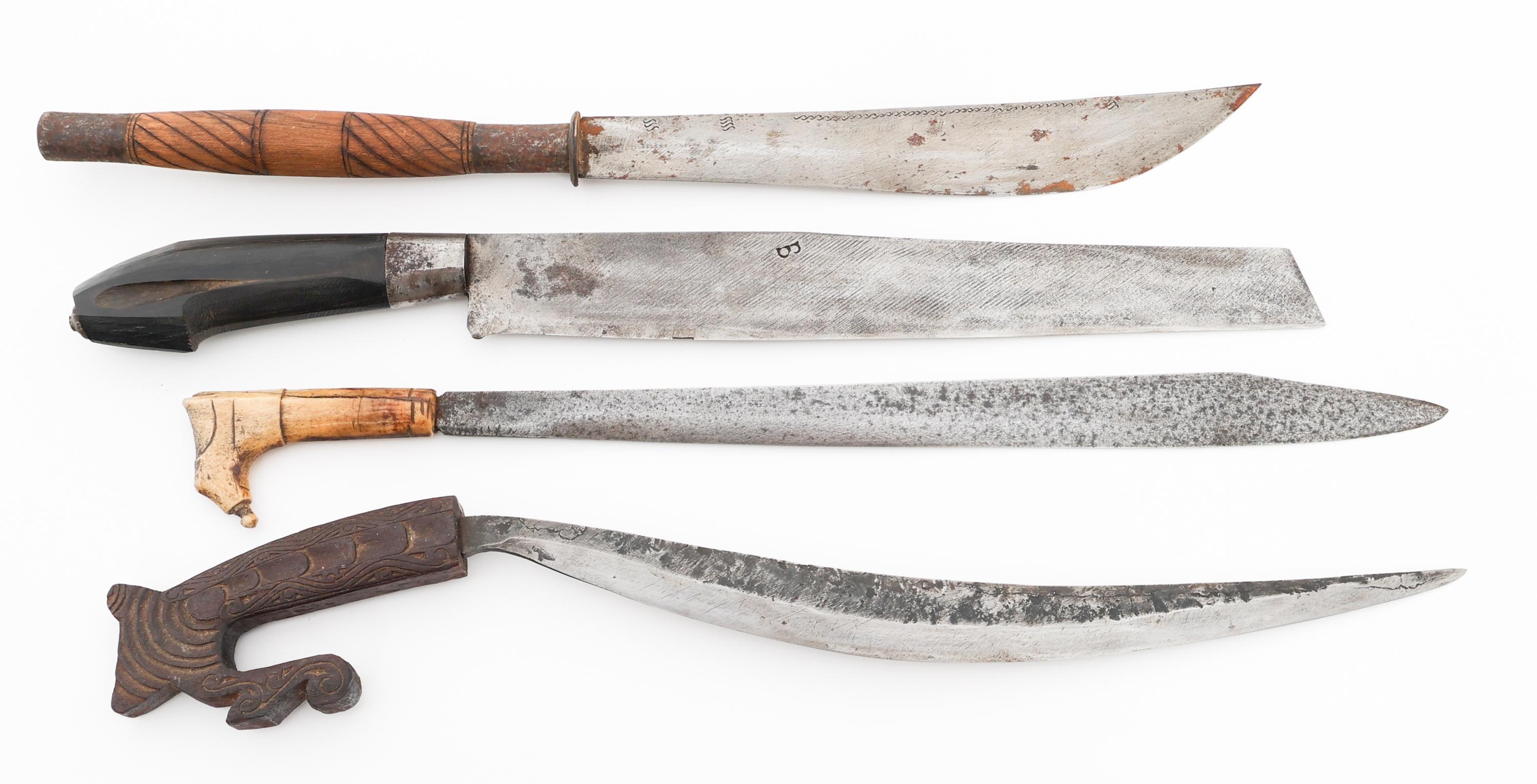 SOUTHEAST ASIAN DHA, MANDAU & OTHER KNIVES