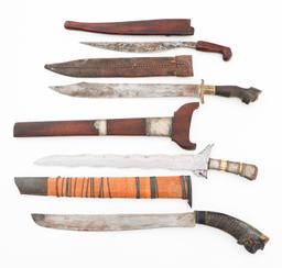 SOUTHEAST ASIAN KRIS, TALIBON & PEDANG KNIVES