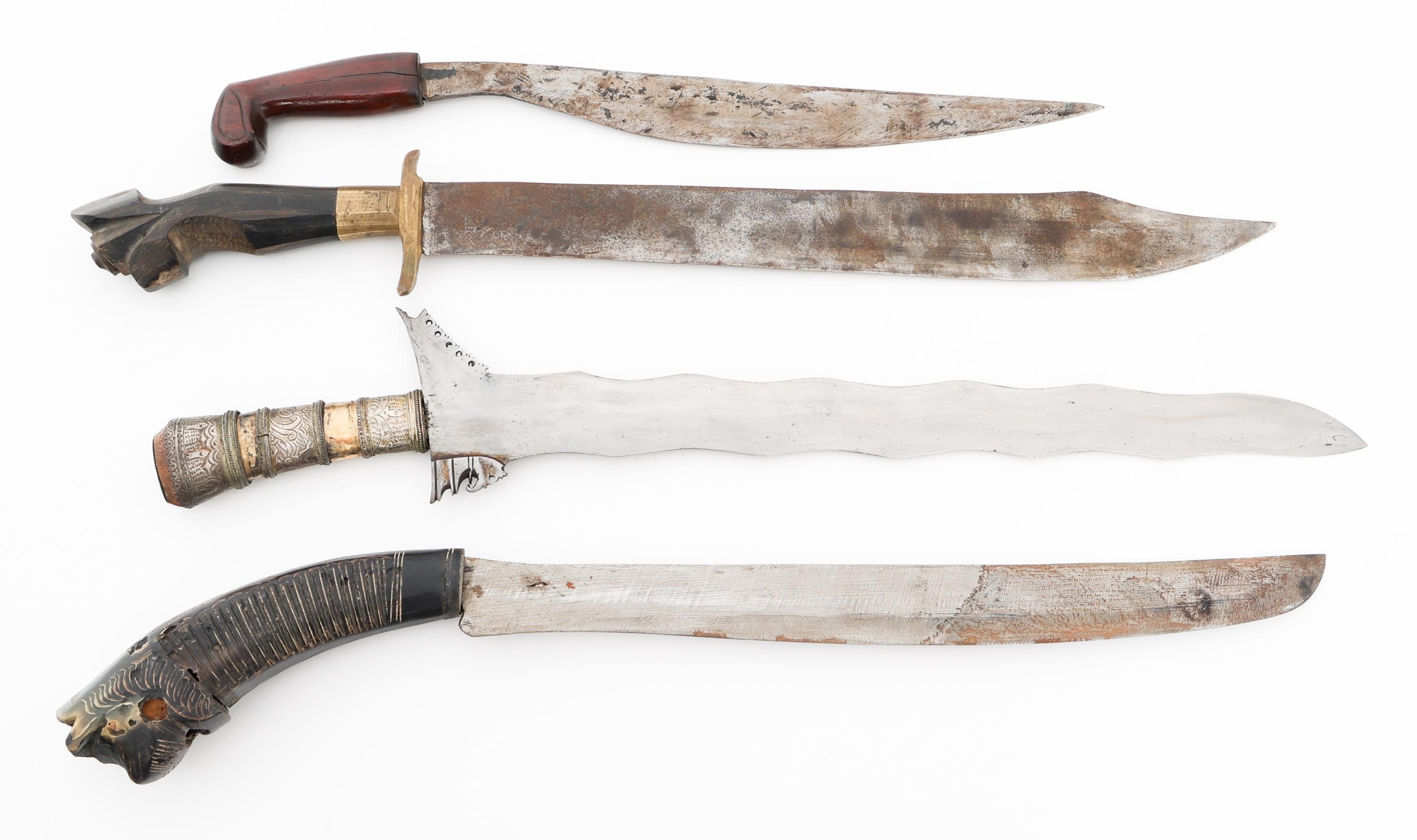 SOUTHEAST ASIAN KRIS, TALIBON & PEDANG KNIVES