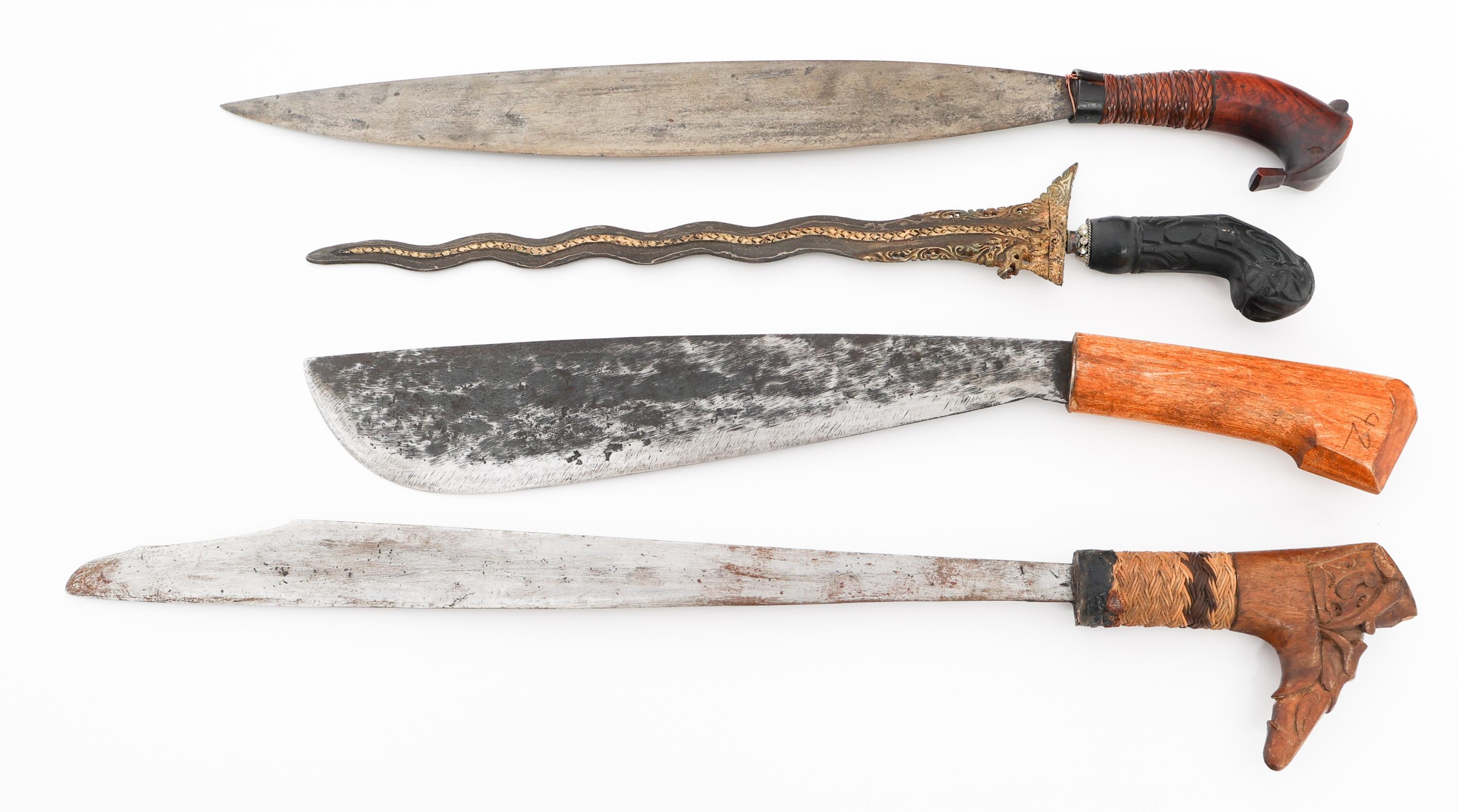 SOUTHEAST ASIAN PARANG, KRIS & BARONG KNIVES