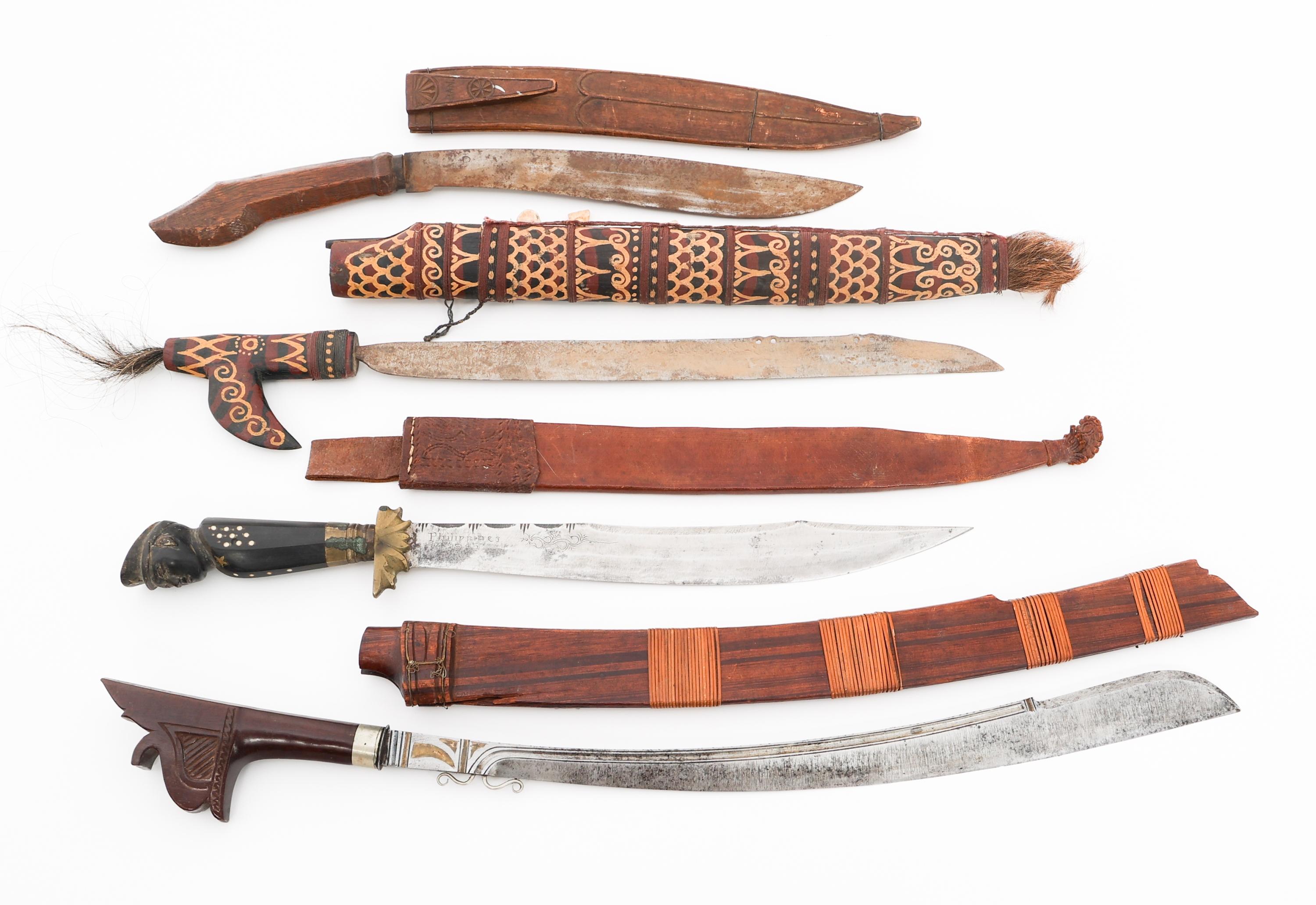 SOUTHEAST ASIAN MANDAU & GOLOK FIGHTING KNIVES