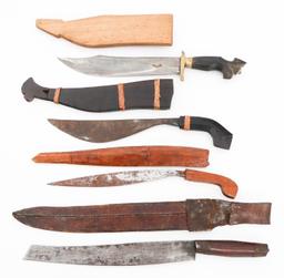 WWII VET BRING BACK SOUTHEAST ASIAN KNIVES