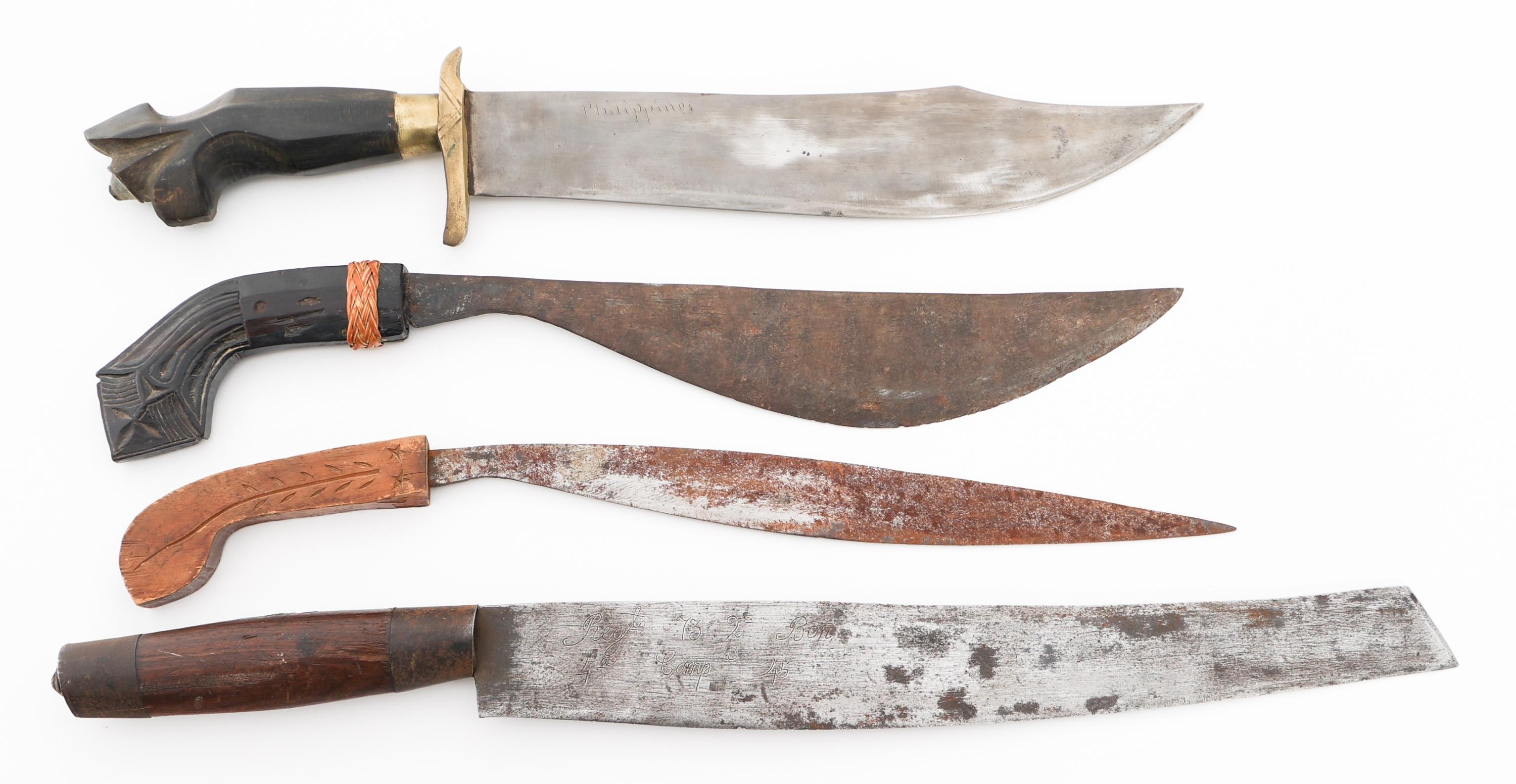 WWII VET BRING BACK SOUTHEAST ASIAN KNIVES