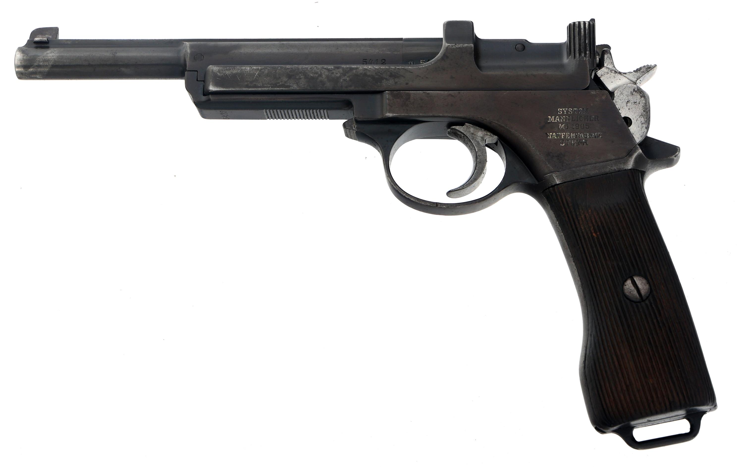 STEYR MANNLICHER MODEL 1905 7.63mm CALIBER PISTOL