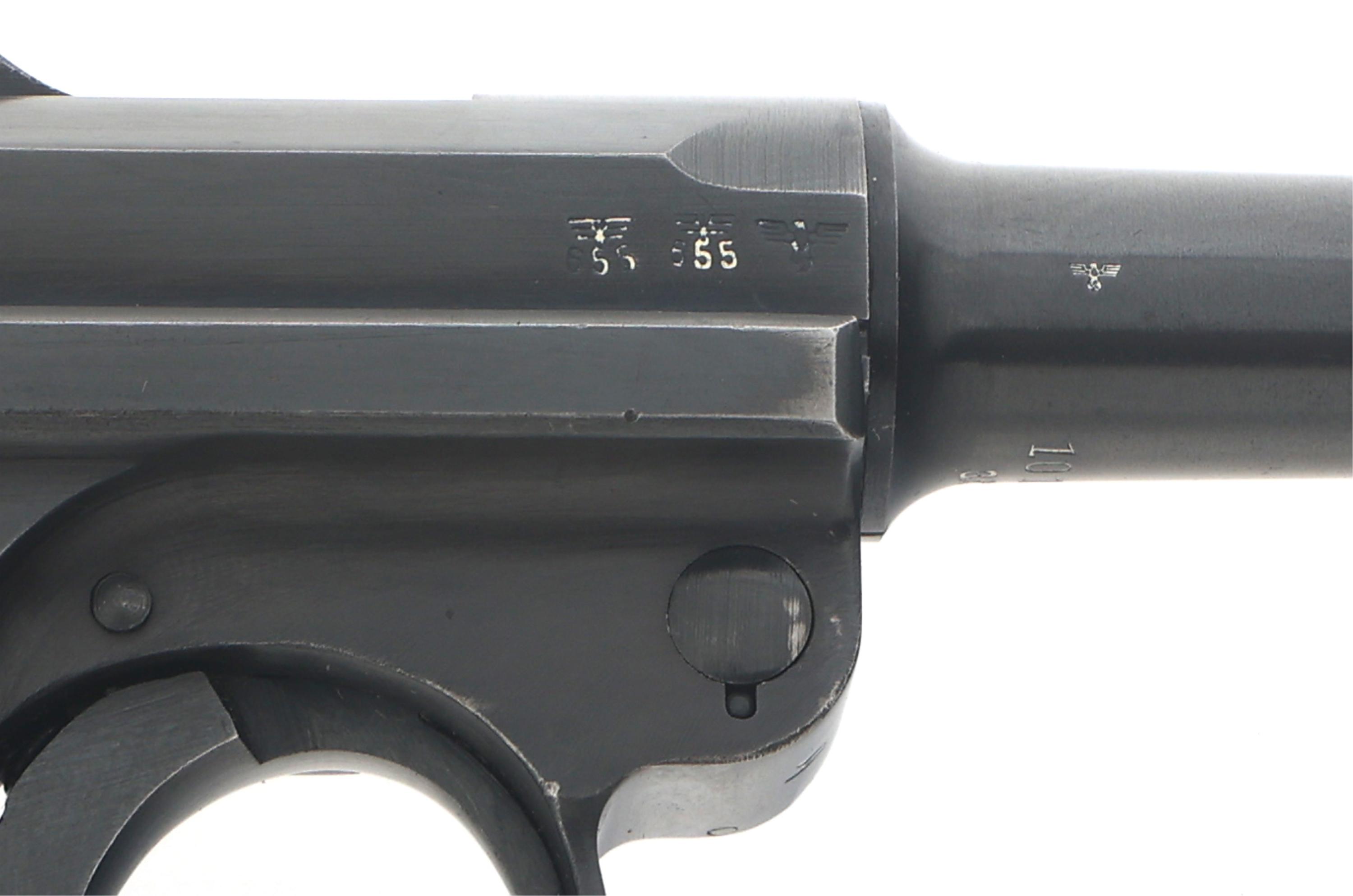 1941 GERMAN byf 41 MAUSER P08 9mm LUGER PISTOL
