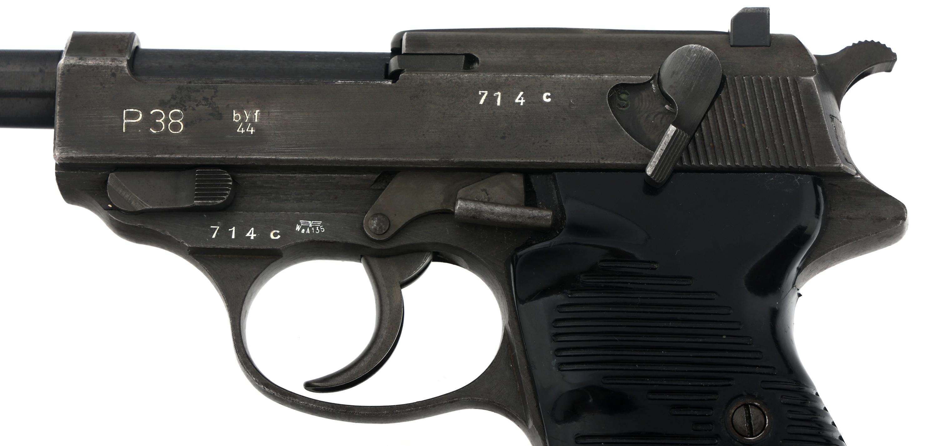 WWII GERMAN byf CODE MAUSER MODEL P38 9mm PISTOL