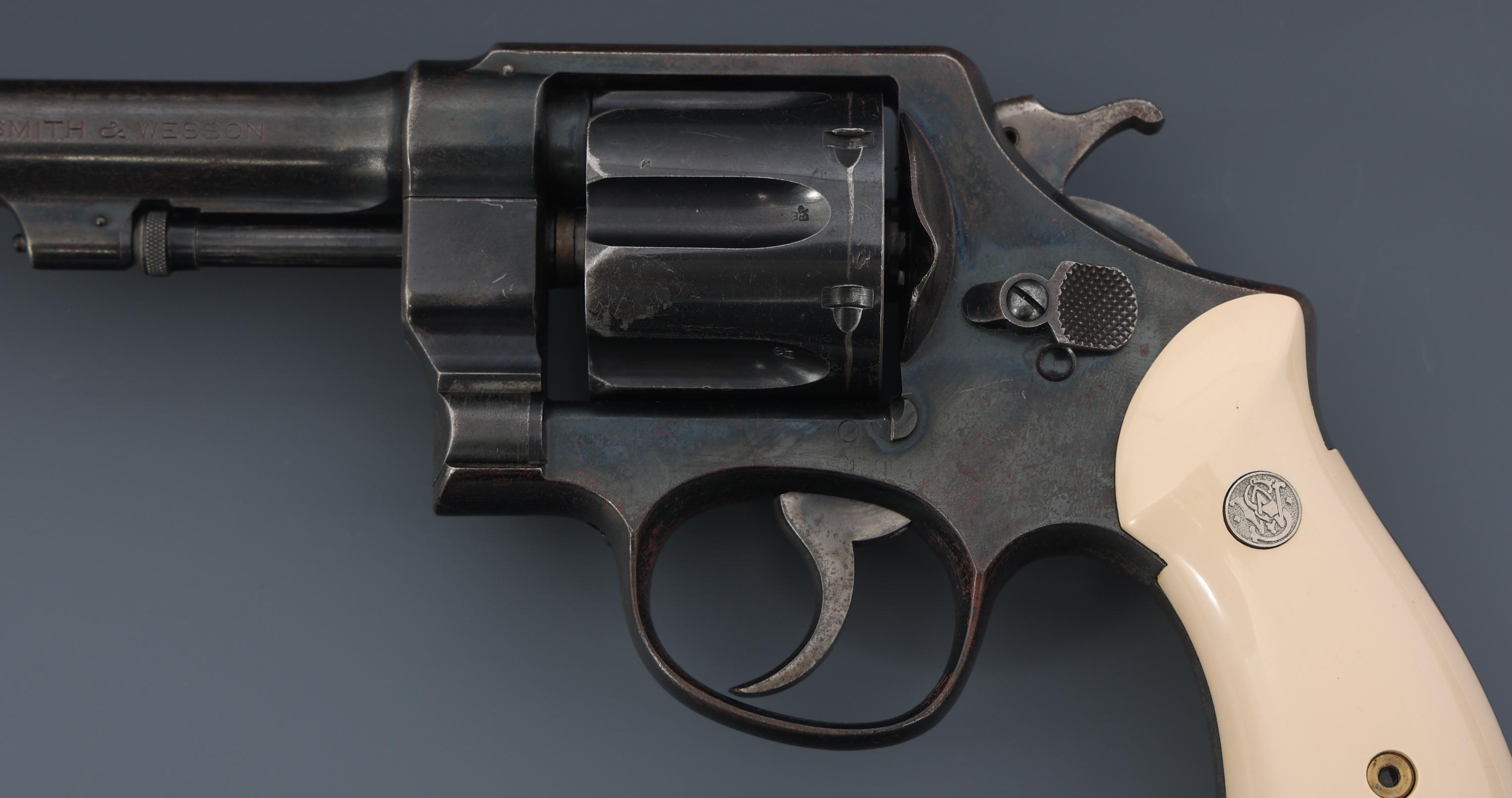 BRITISH S&W HAND EJECTOR 2nd MODEL 45 CAL REVOLVER