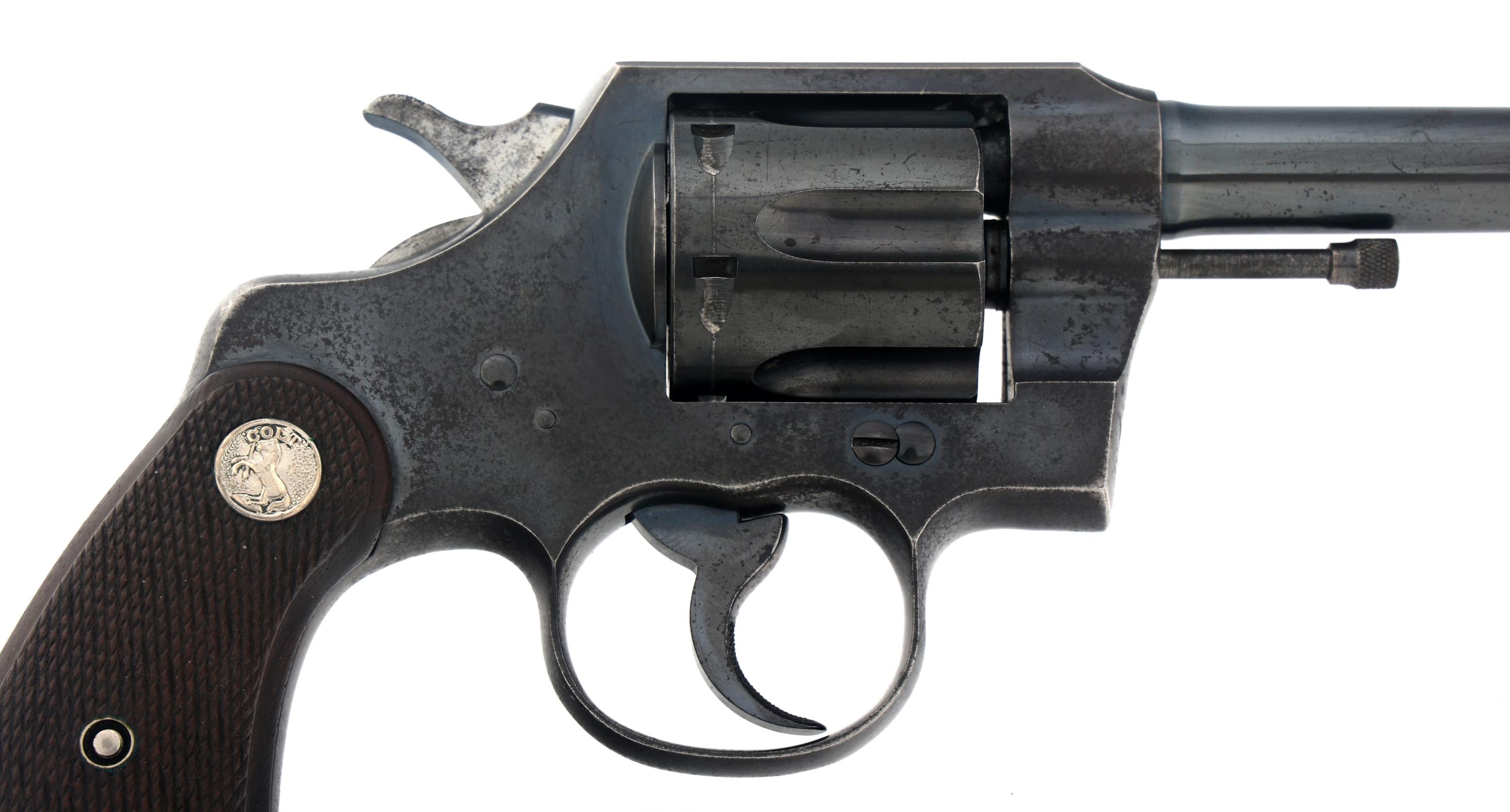 1935 COLT OFFICIAL POLICE MODEL .22 LR REVOLVER