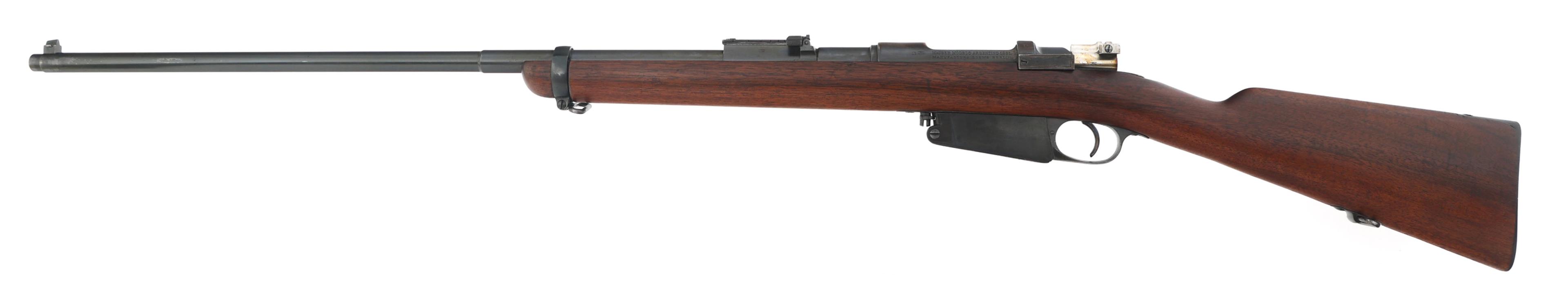 SPORTERIZED ARGENTINIAN LOEWE 1891 7.65mm RIFLE