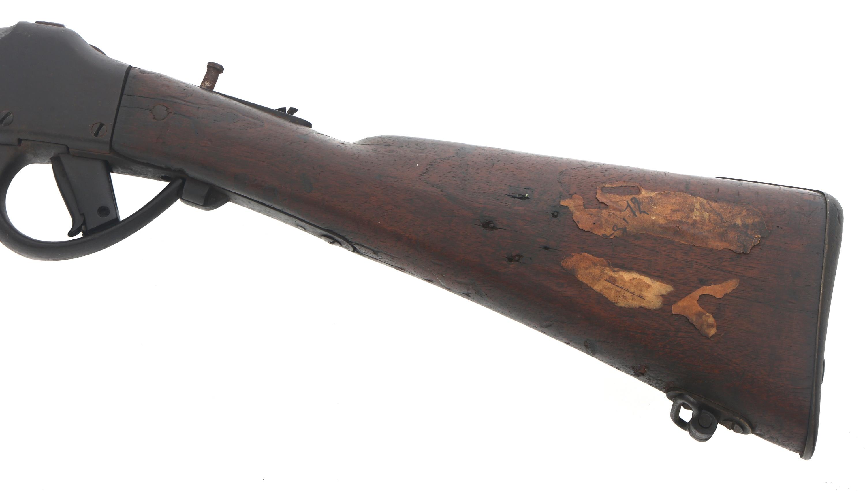 SPORTERIZED BRAZILIAN 1873 COMBLAIN RIFLE