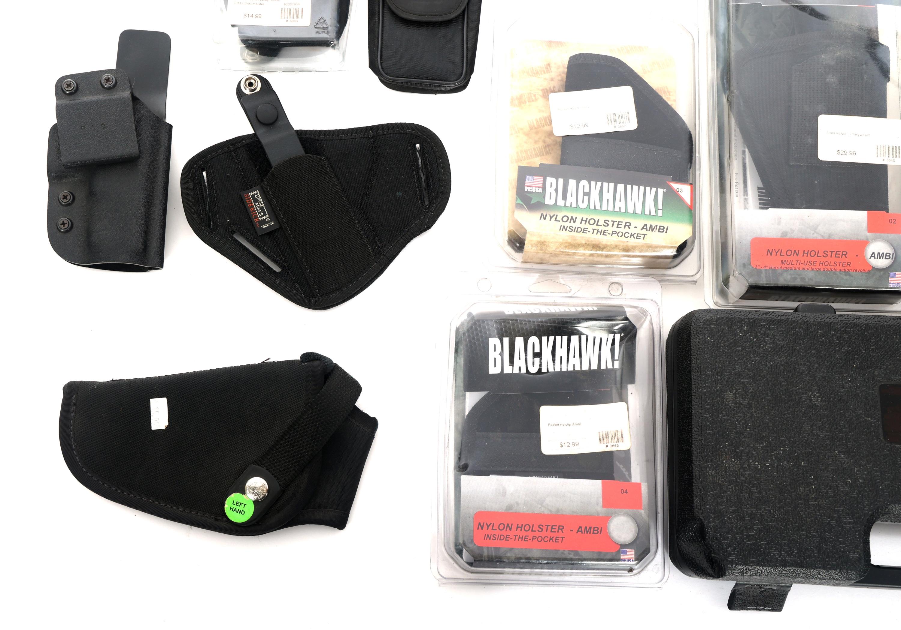 HANDGUN HOLSTERS AND CASE