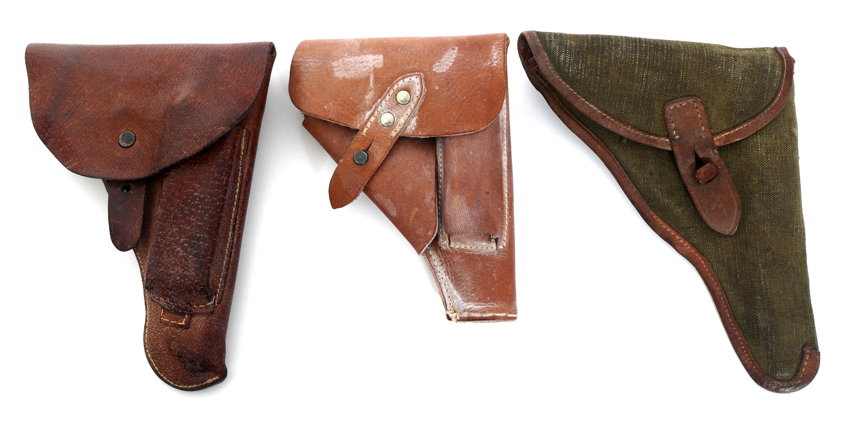 LEATHER & CANVAS PISTOL HOLSTERS