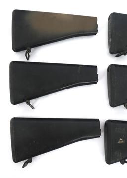 M16 RIFLE FIXED BUTT STOCKS - LOT OF 6