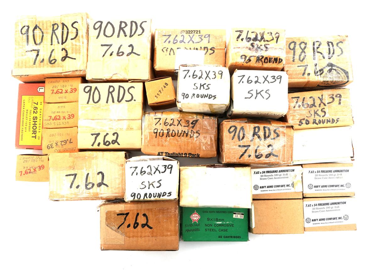 RIFLE AMMUNITION 7.62mm - 72 POUNDS TGW