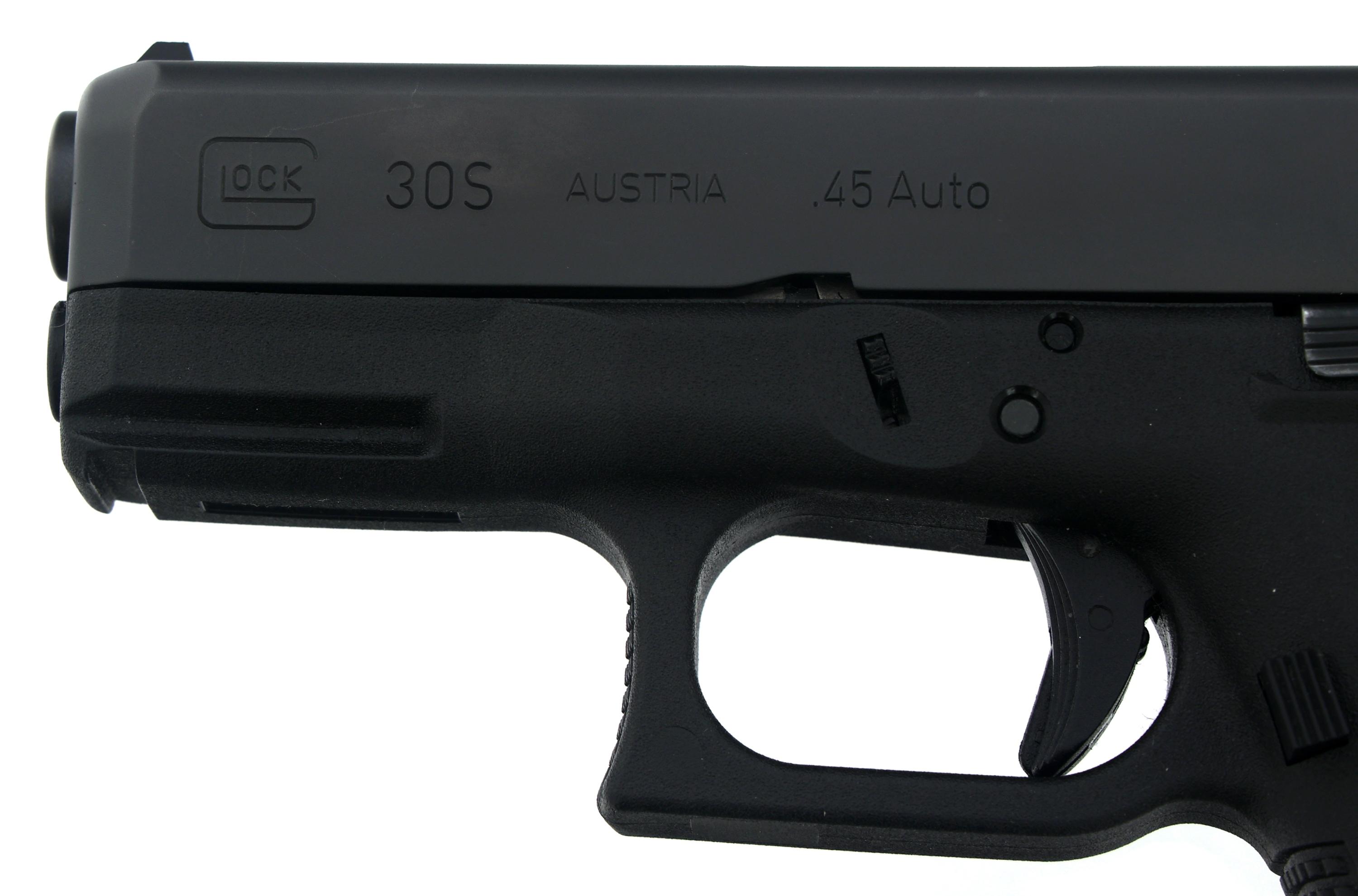 GLOCK MODEL 30S .45 AUTO CALIBER SEMI AUTO PISTOL