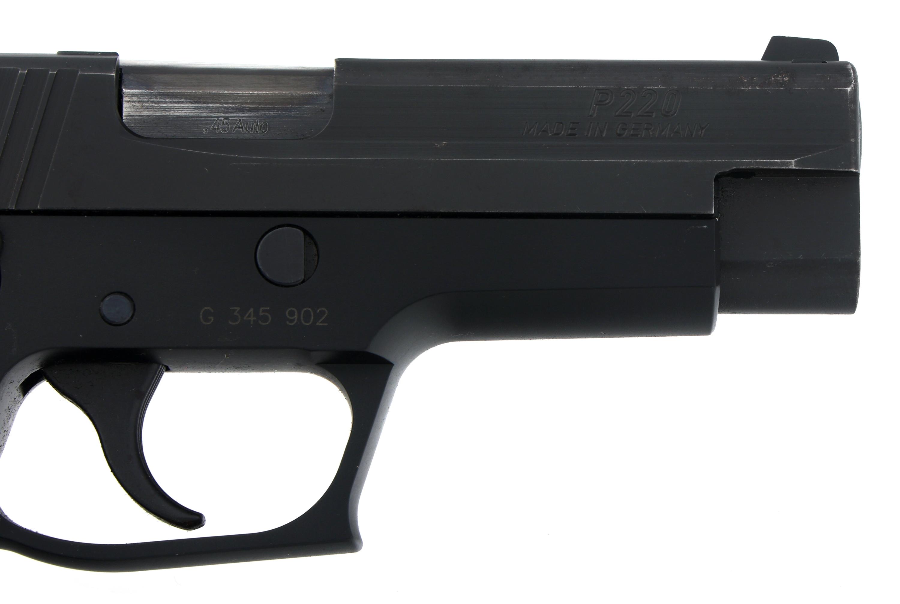 SIG SAUER MODEL P220 .45 ACP CALIBER PISTOL