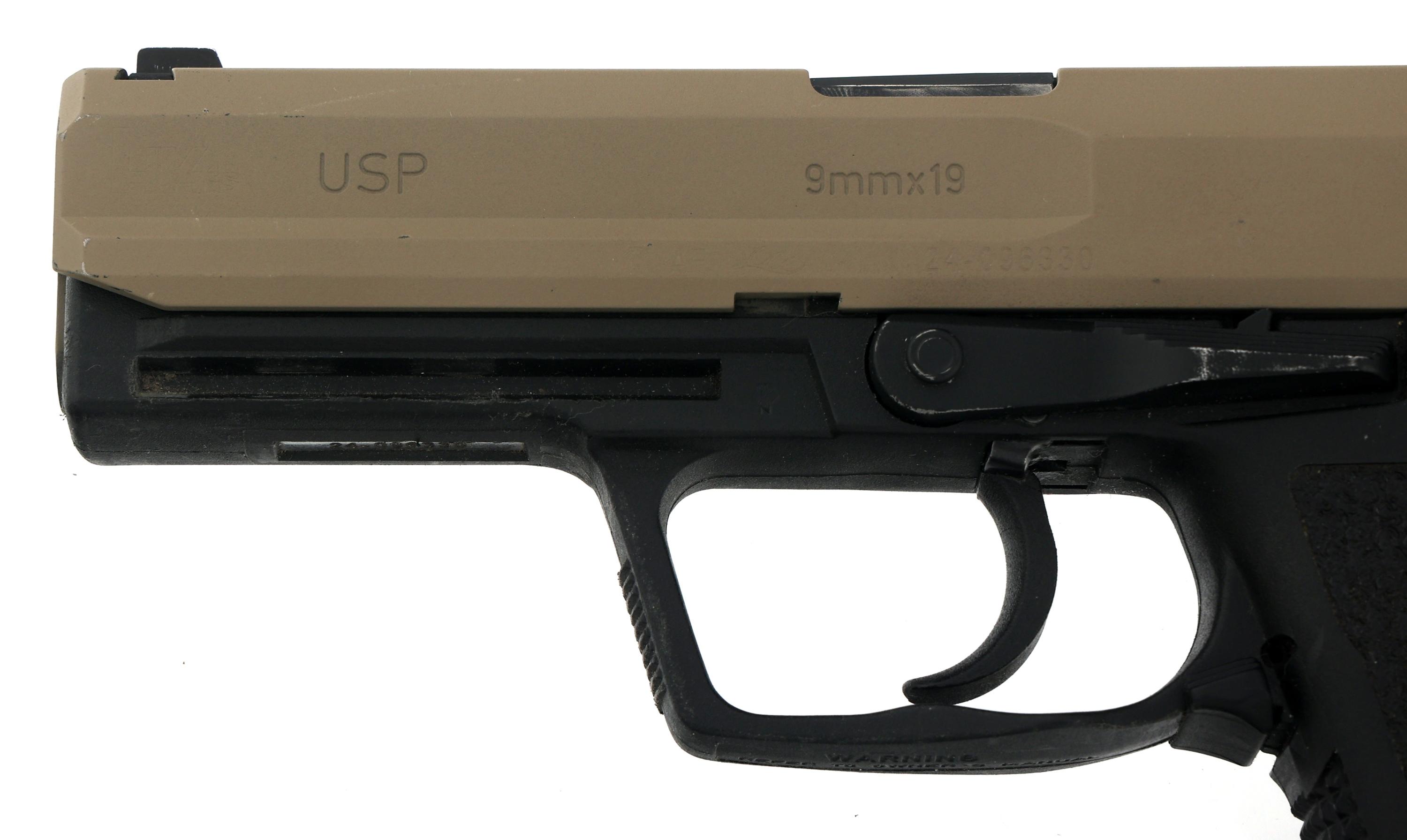 HK MODEL USP 9x19mm CALIBER SEMI AUTO PISTOL