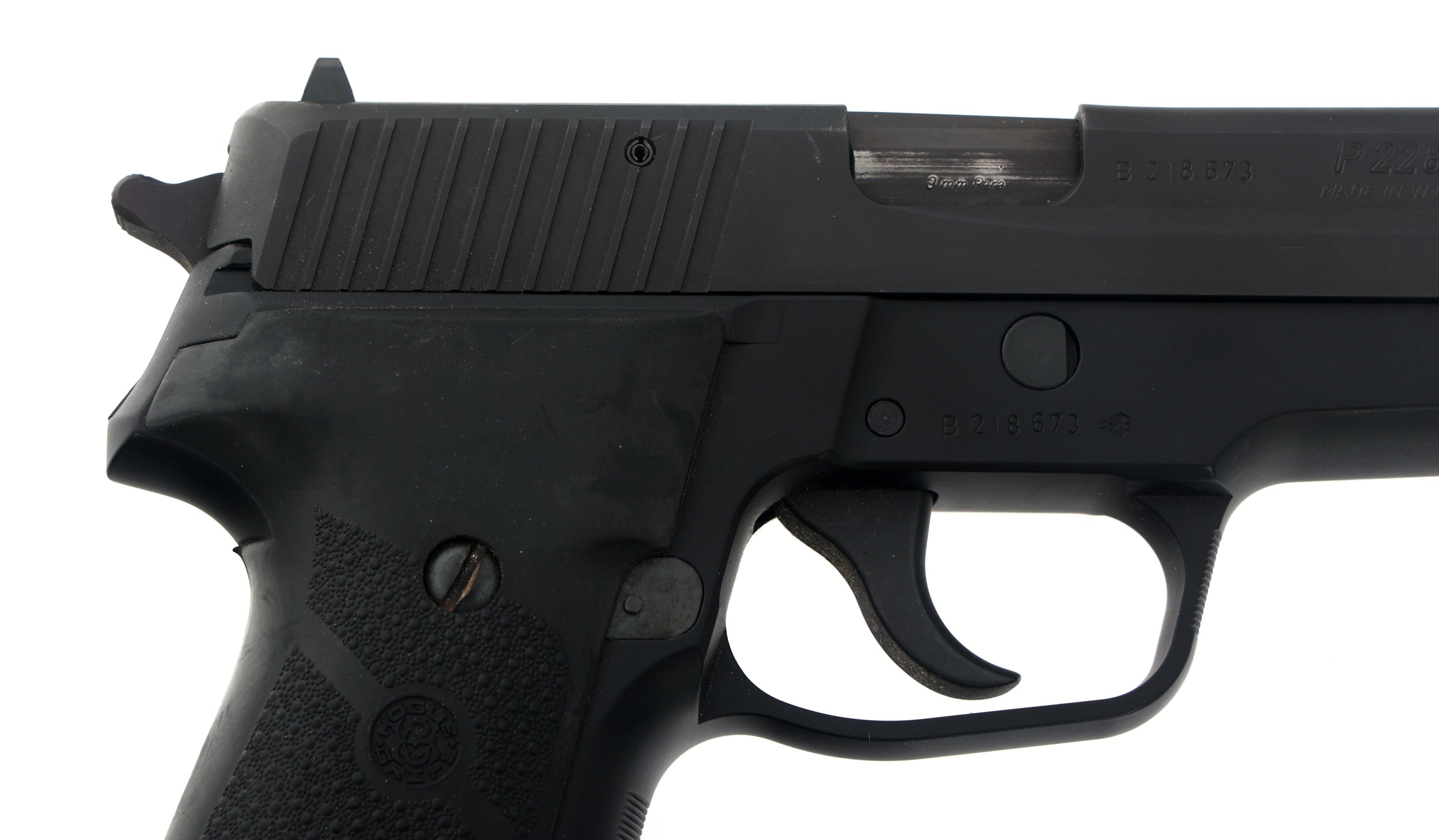 SIG SAUER MODEL P228 9x19mm CALIBER PISTOL