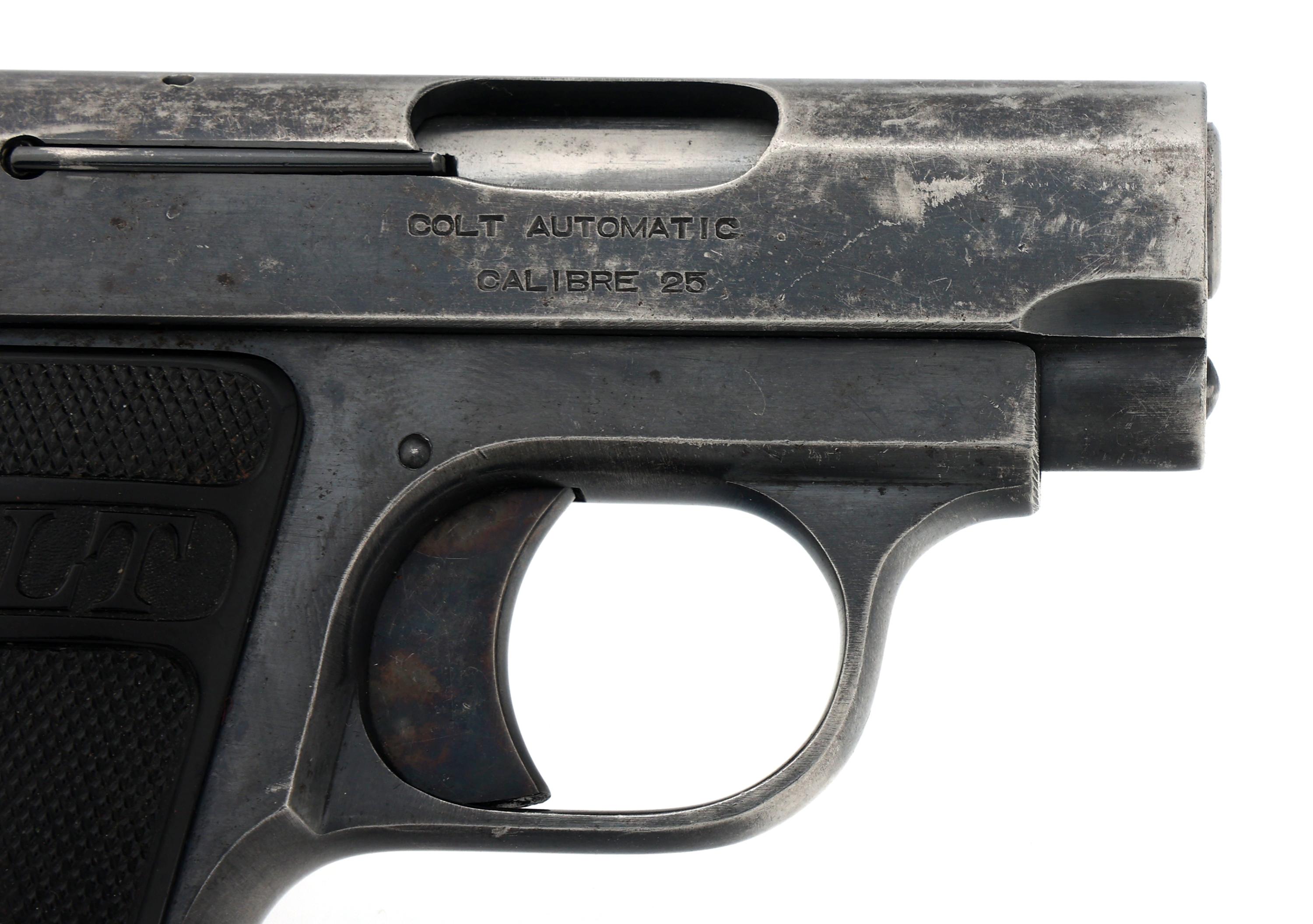 1919 COLT MODEL 1908 HAMMERLESS .25 CALIBER PISTOL