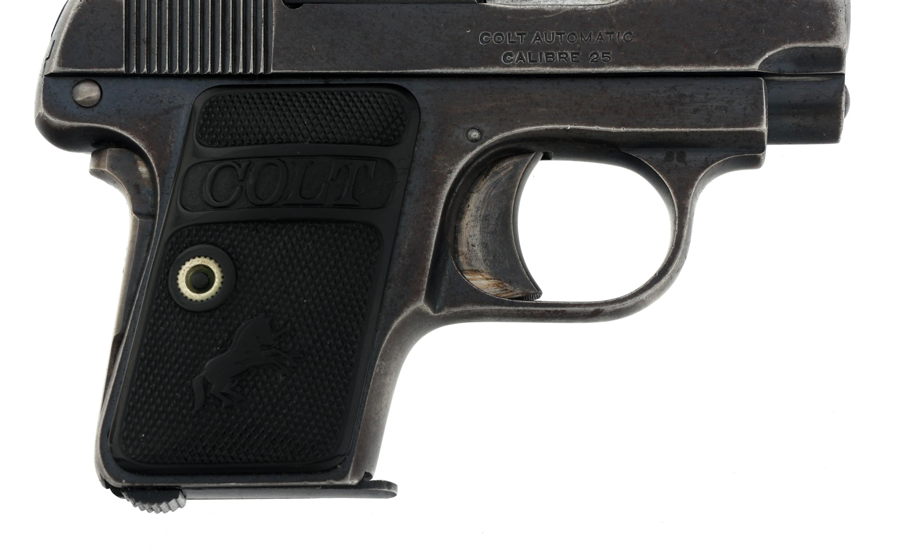 1919 COLT MODEL 1908 HAMMERLESS .25 CAL PISTOL