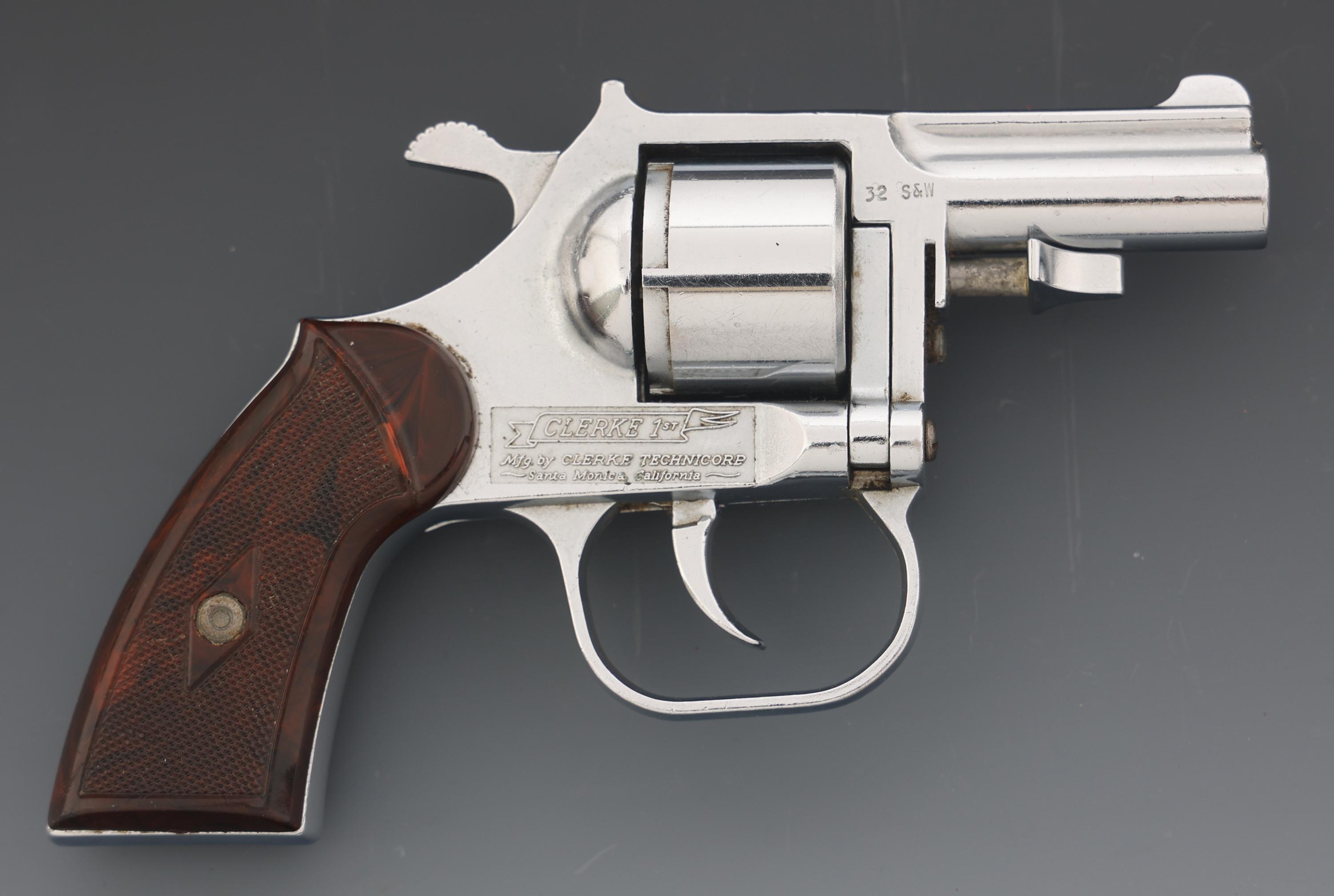 CLERKE 1st .32 S&W CALIBER DA REVOLVER