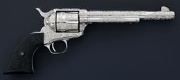 LOMBARDY ENGRAVED COLT SINGLE ACTION ARMY REVOLVER