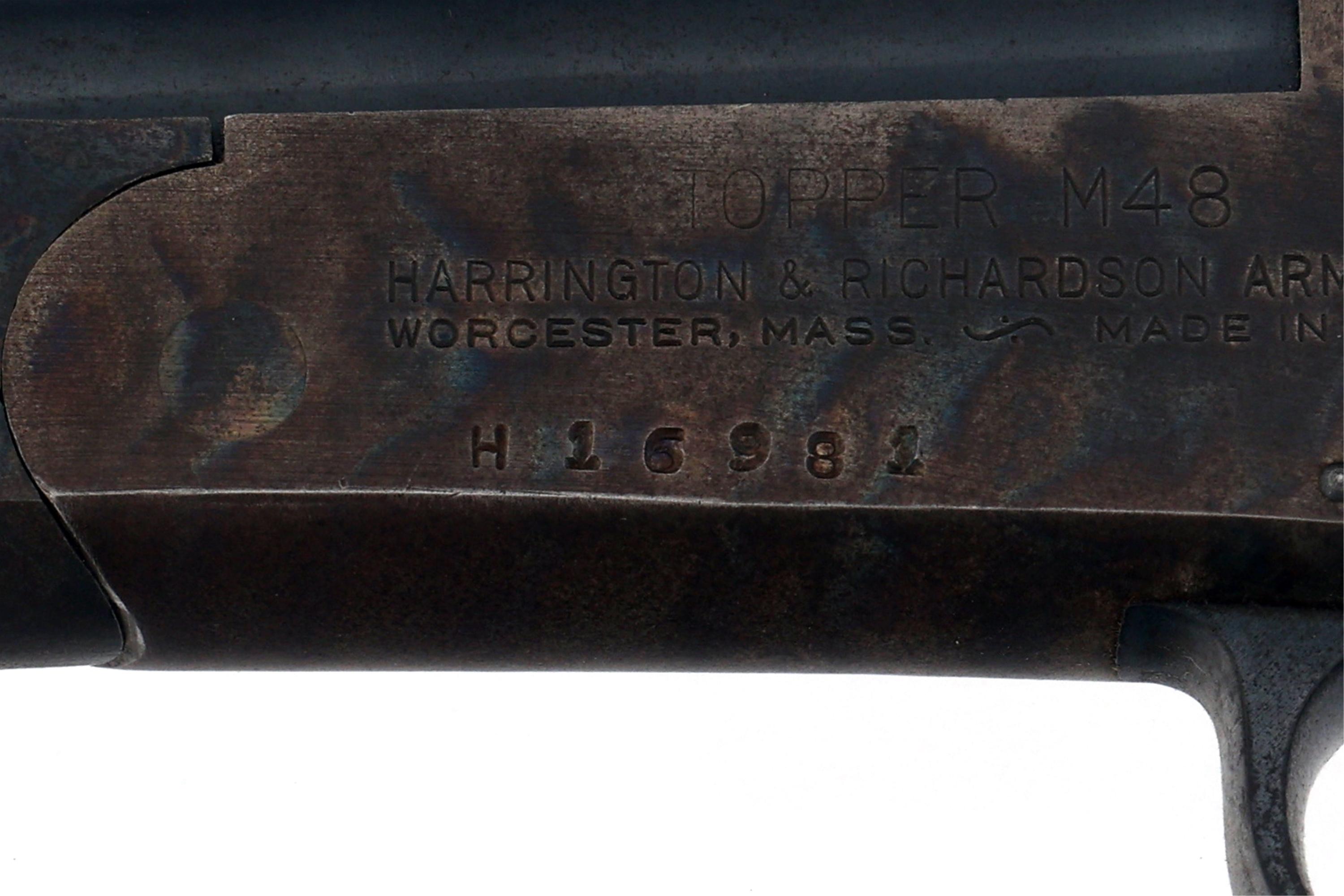 HARRINGTON & RICHARDSON MODEL 48 TOPPER SHOTGUN