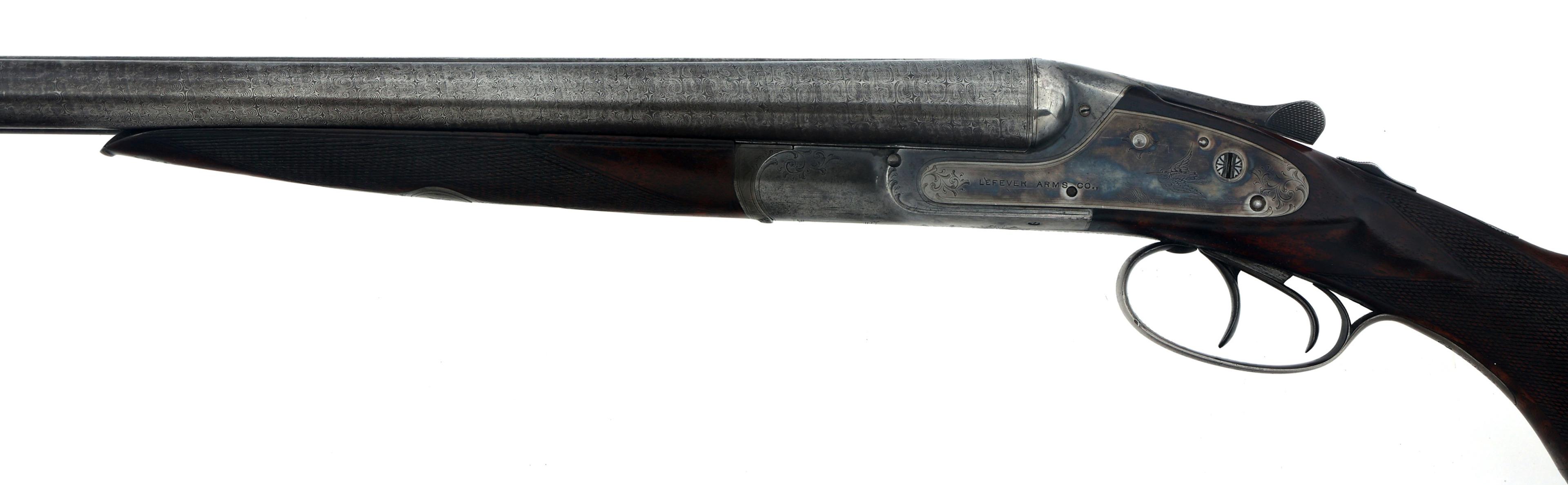 1893 LEFEVER GRADE F SIDE BY SIDE 12 GA SHOTGUN