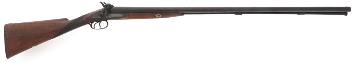 MOORE SIDE BY SIDE PERCUSSION 12 GA SHOTGUN