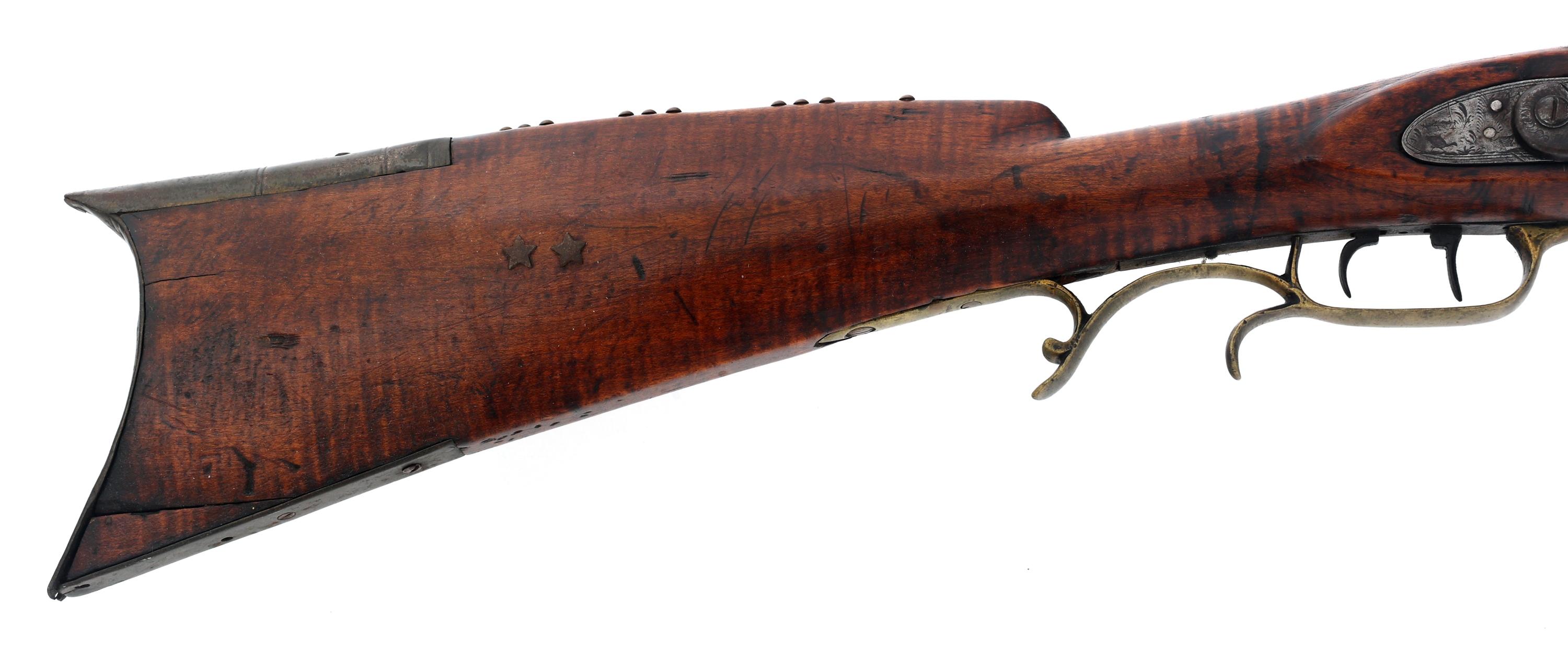 G. GOULCHER FULL STOCK .50 CALIBER LONG RIFLE