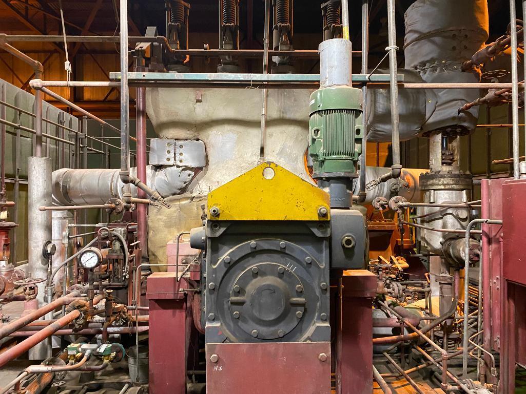 Dresser Rand 63,700 KW Condensing Steam Turbine w/ Generator, S/N 37885, Inlet Steam Conditions