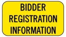 Bidder Registration Information