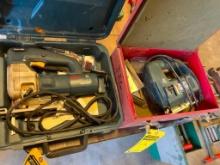 (3) Jigsaw; (1) Bosch Electric Jigsaw, Model 1587AVS, S/N 10529, (1) Black & Decker Electric Jigsaw,