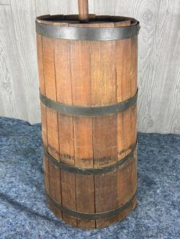 Antique Wooden Butter Churn