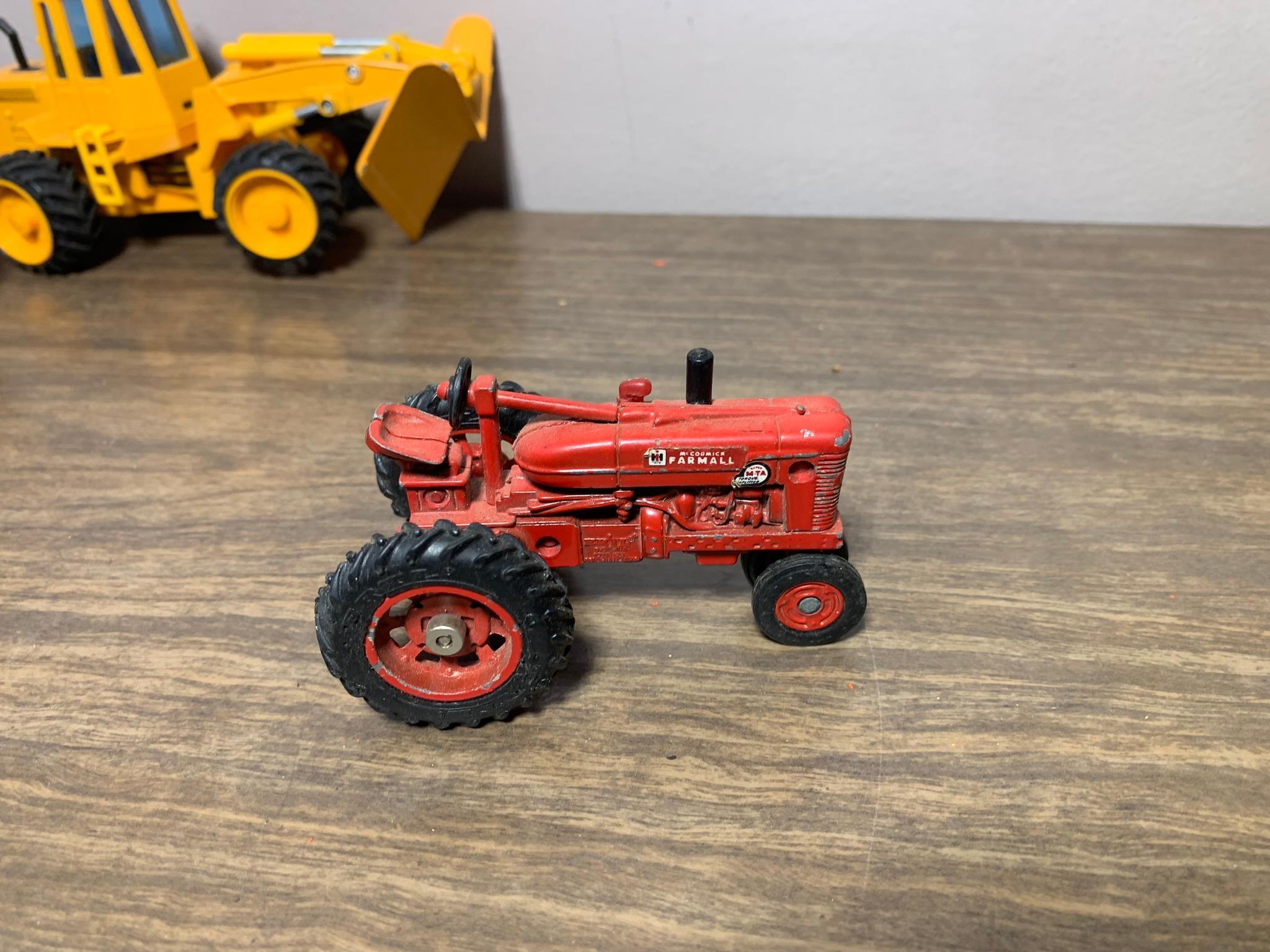 Diecast & Plastic Tractors, Implements and Cars - Some by Ertl