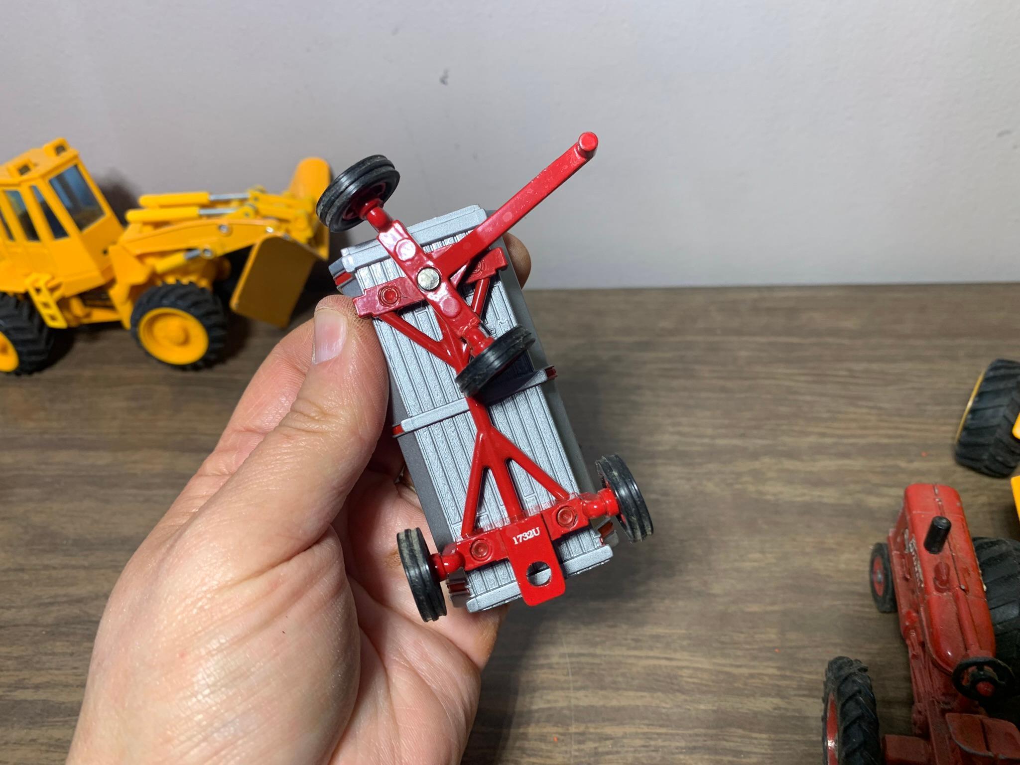 Diecast & Plastic Tractors, Implements and Cars - Some by Ertl