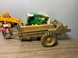 Diecast & Plastic Tractors, Implements and Cars - Some by Ertl