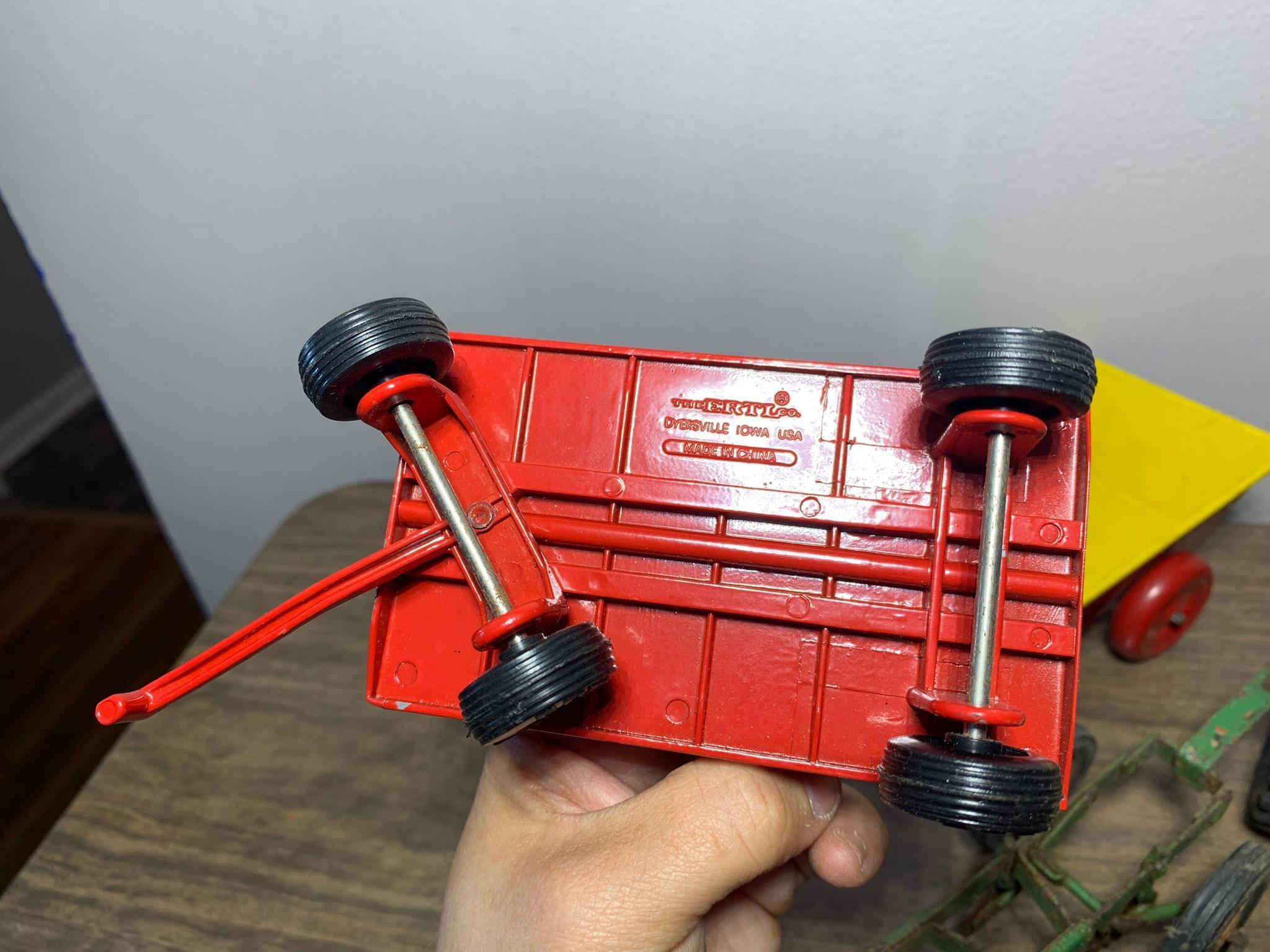 Diecast & Plastic Tractors, Implements and Cars - Some by Ertl