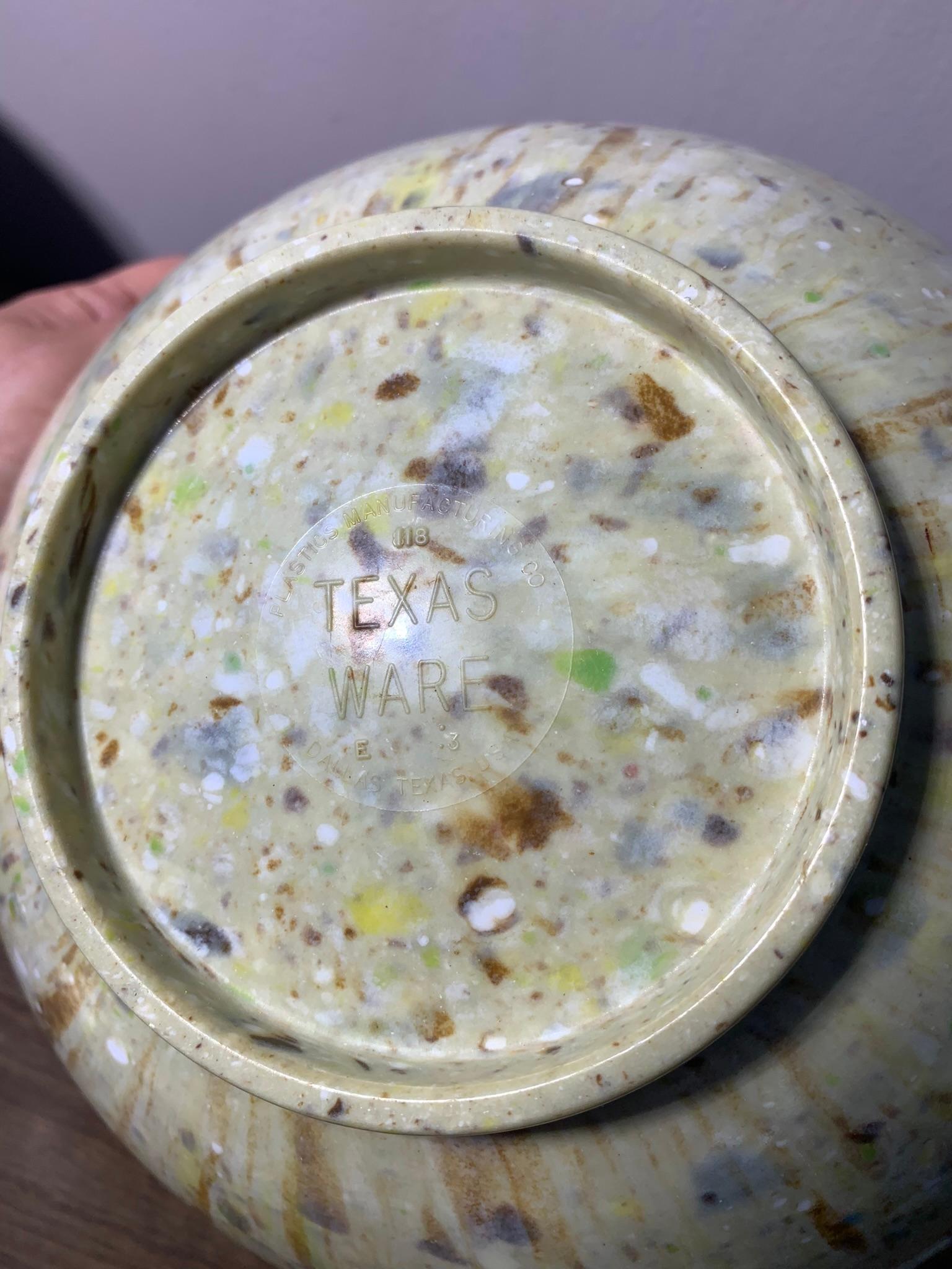 2 Texas Ware Bowls