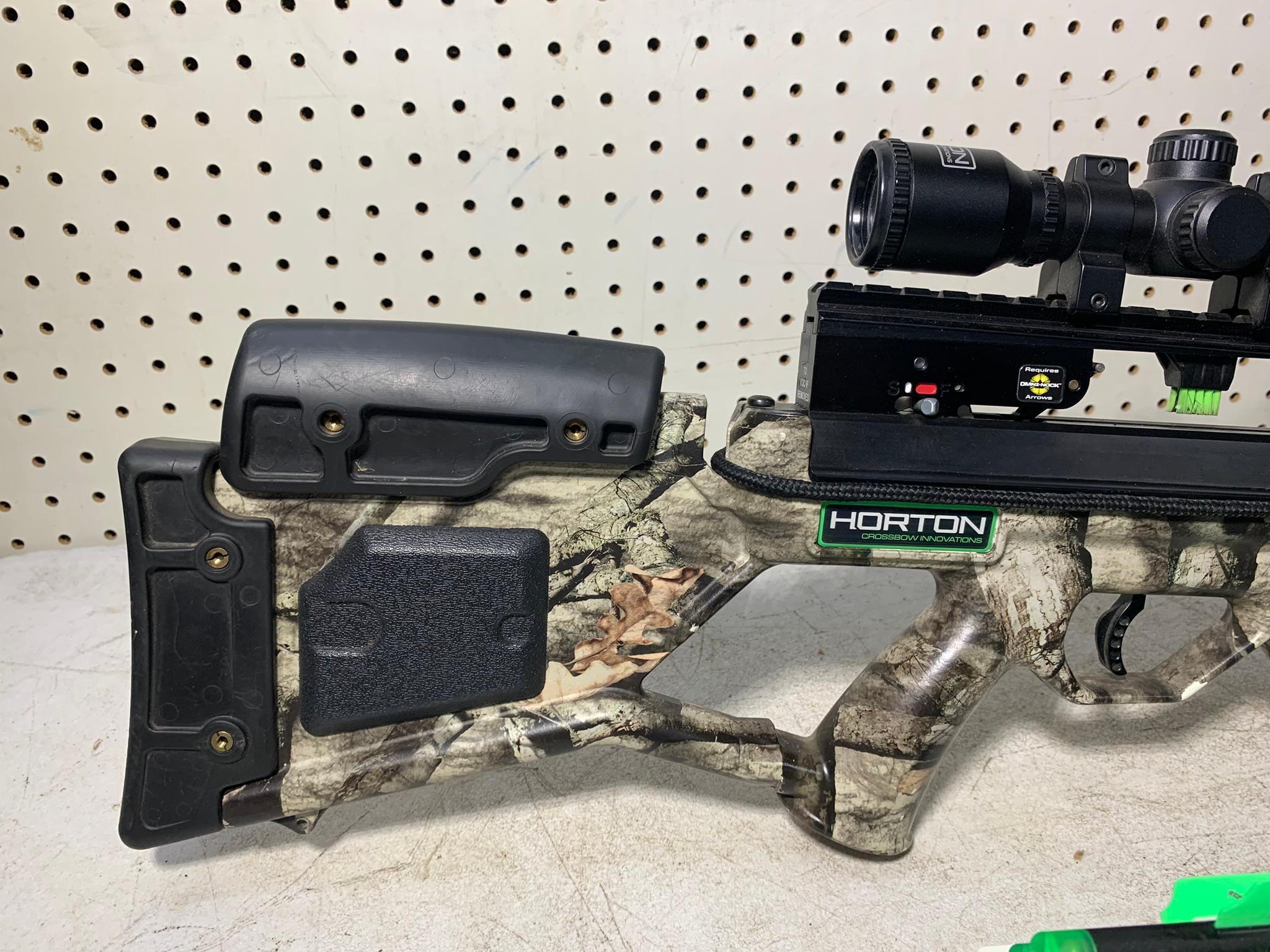 Horton Legend Ultra Lite Crossbow with Horton Scope and Arrow Accessories and Soft Case