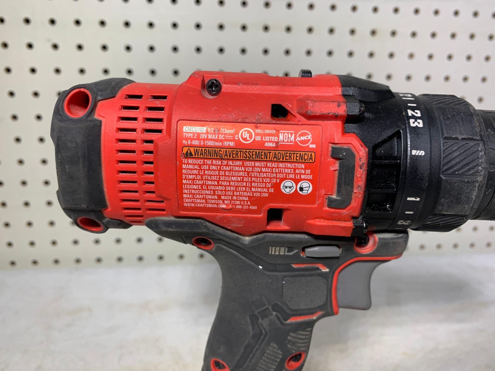 Craftsman Drill / Driver, Charger and 2 Batteries