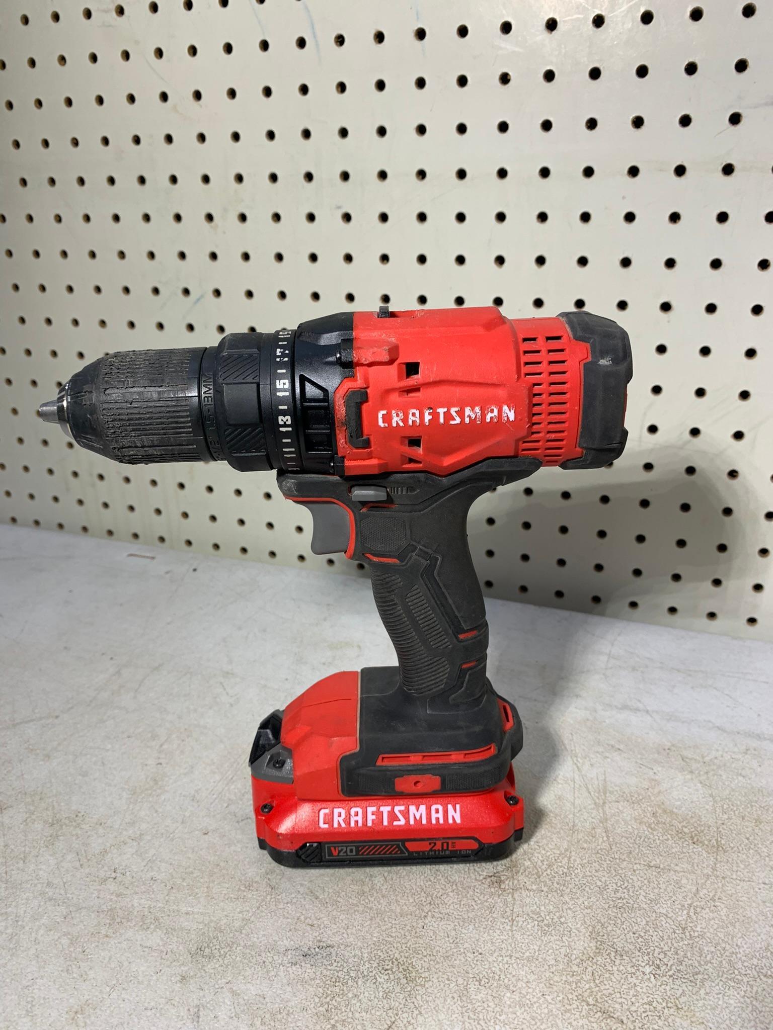 Craftsman Drill / Driver, Charger and 2 Batteries