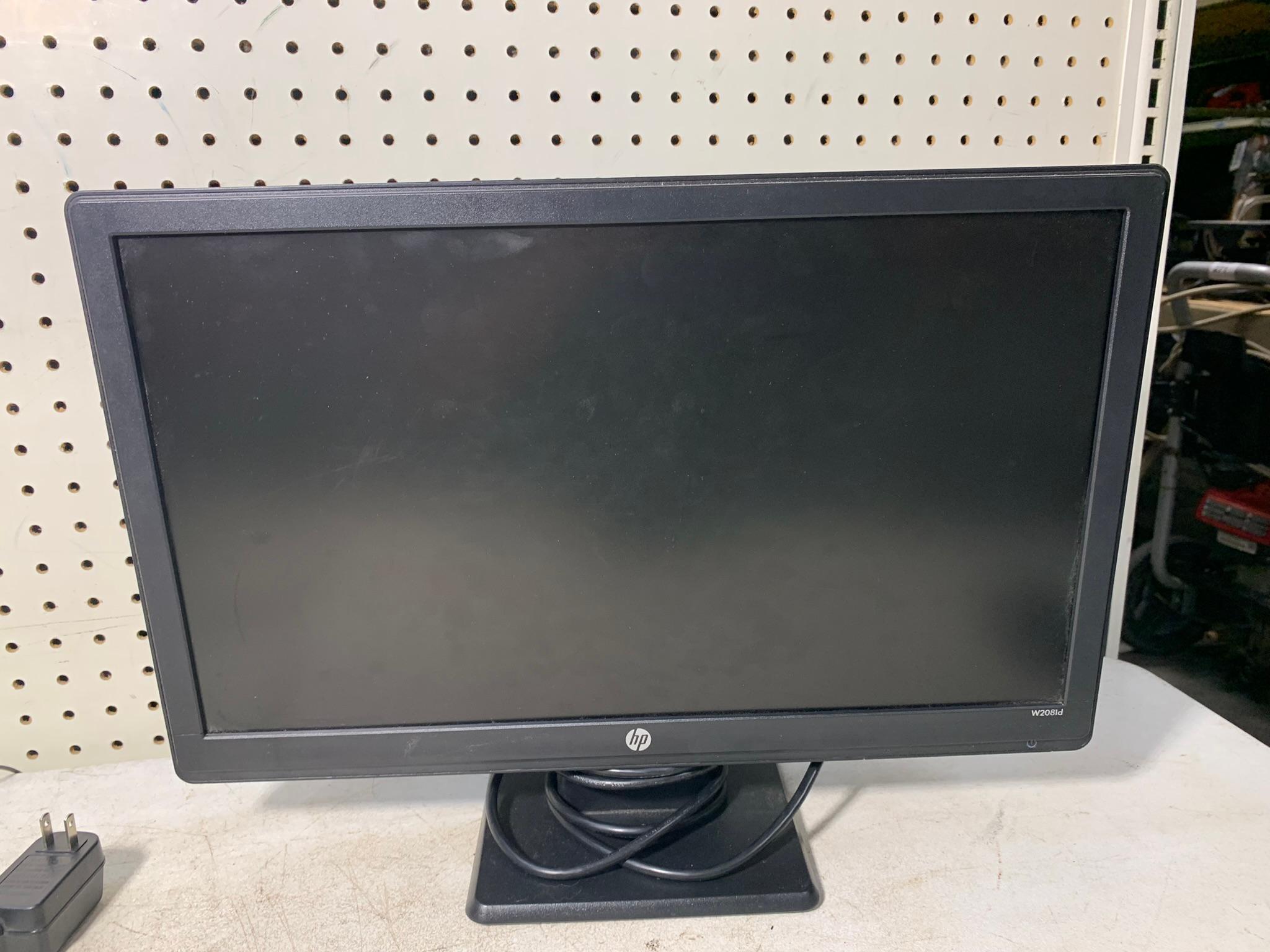 Hewlett Packard 20" Monitor, RCA Tablet with Keyboard & Speakers