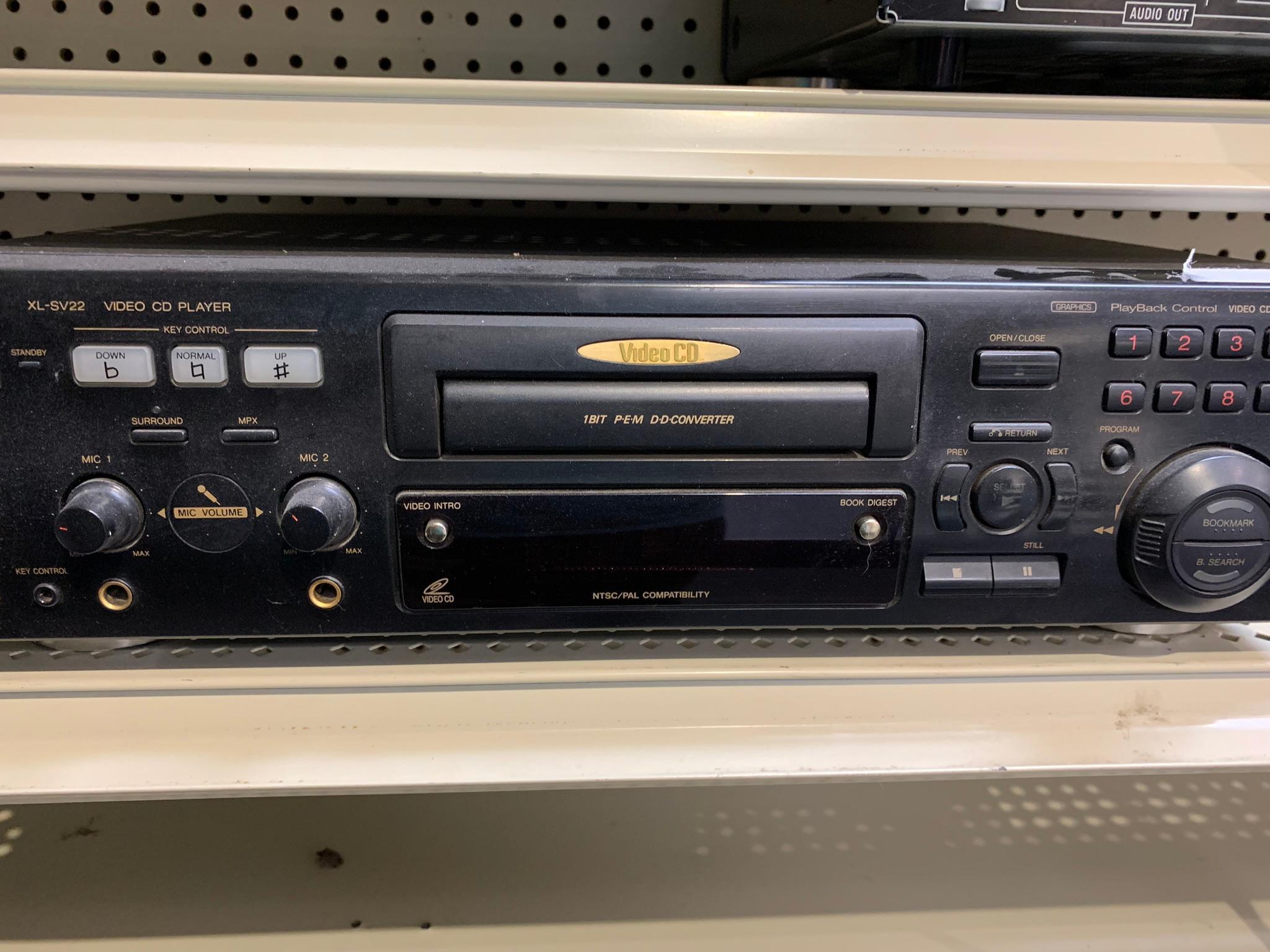 JVC DVD Player, Fisher Equalizer & JVC CD Player