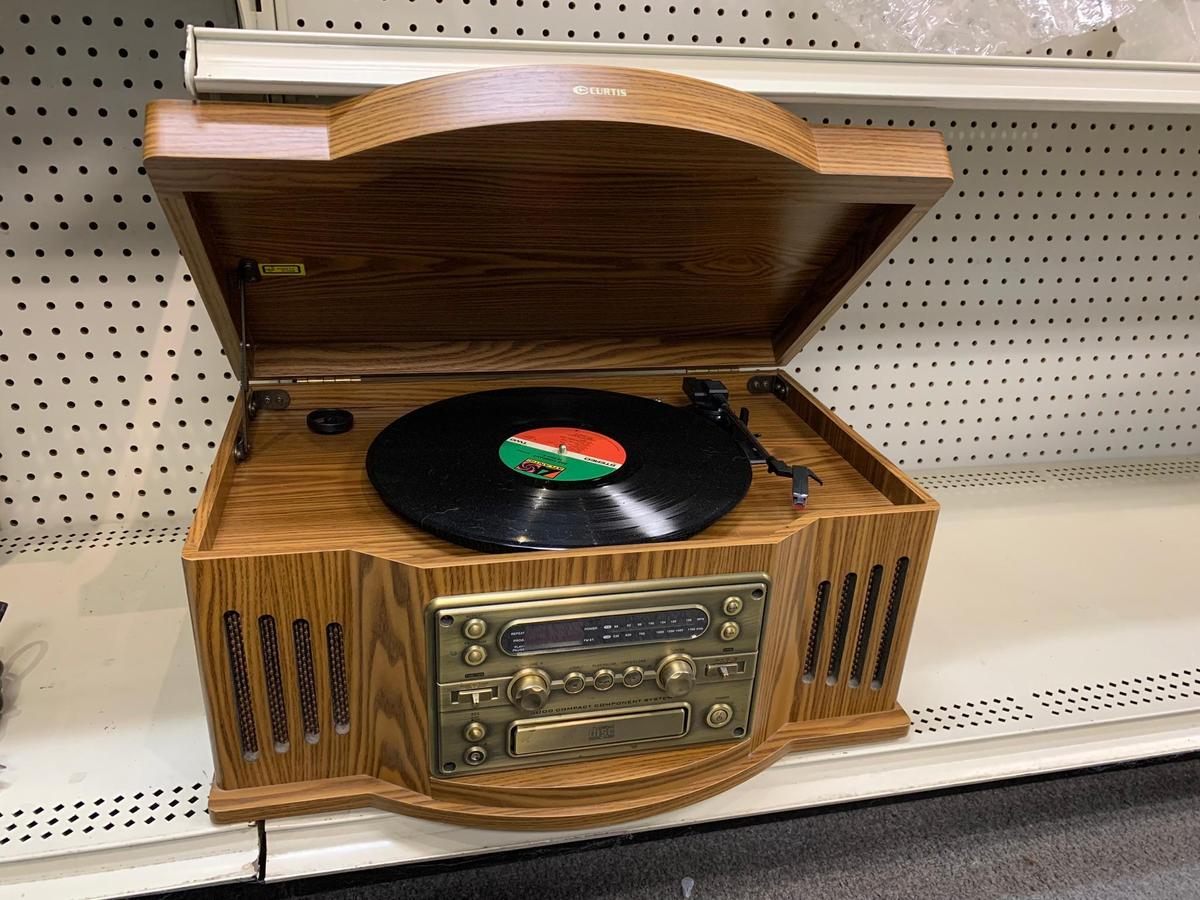 Curtis Retro Style Radio and Turntable