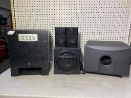 RCA Speaker, Insignia Speaker & Yamaha Subwoofer