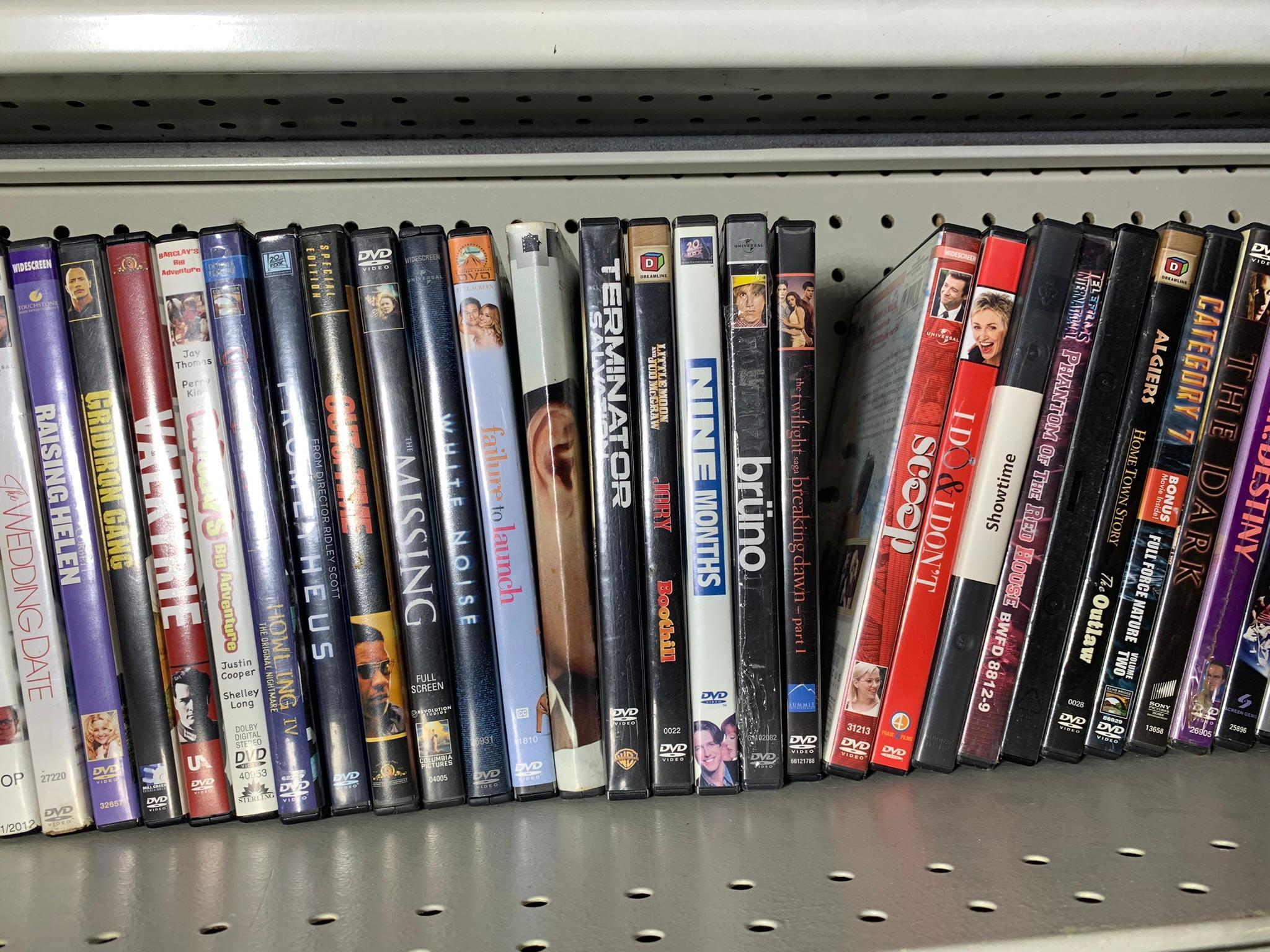 Large Group of DVDs and Blu-Ray DVDs