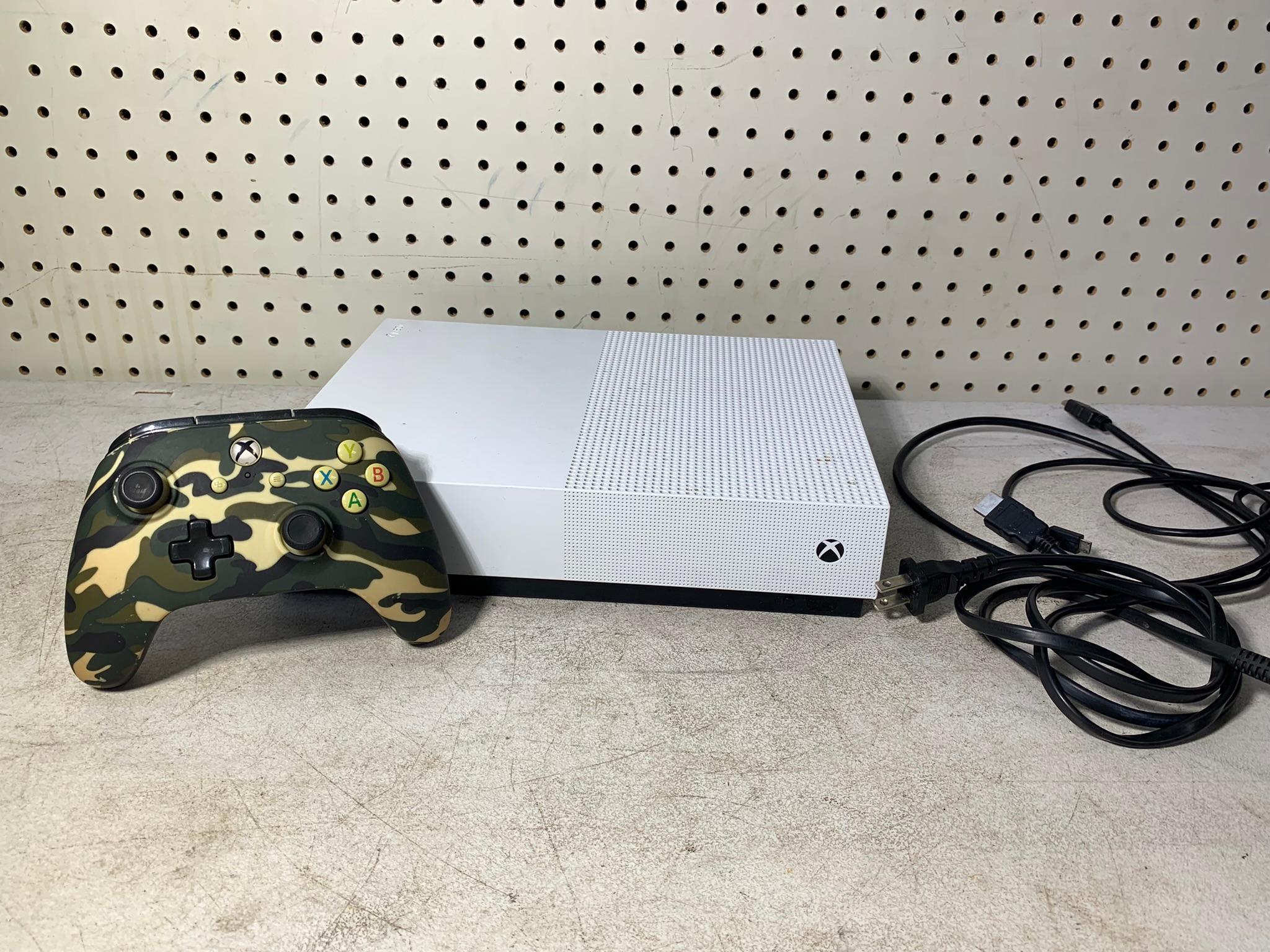 Microsoft XBOX One S All Digital Edition Console with Controller and Cords