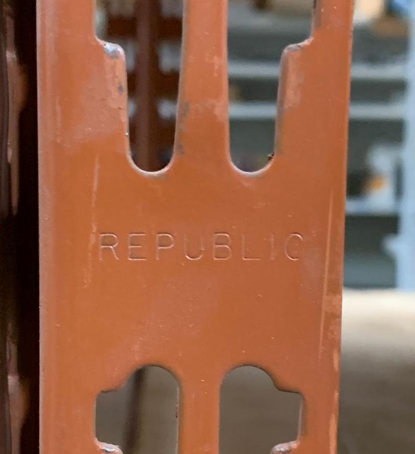 Orange Republic Shelving BACKROOM AREA CONTENTS NOT INCLUDED