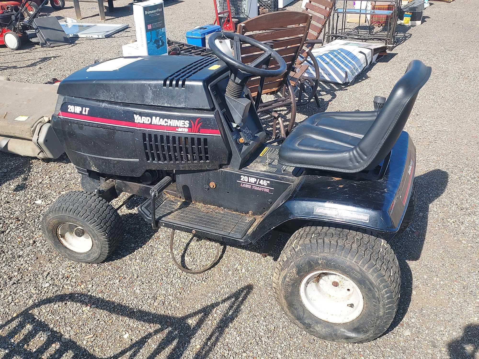 MTD Yard Machines 20 HP Lawn Tractor